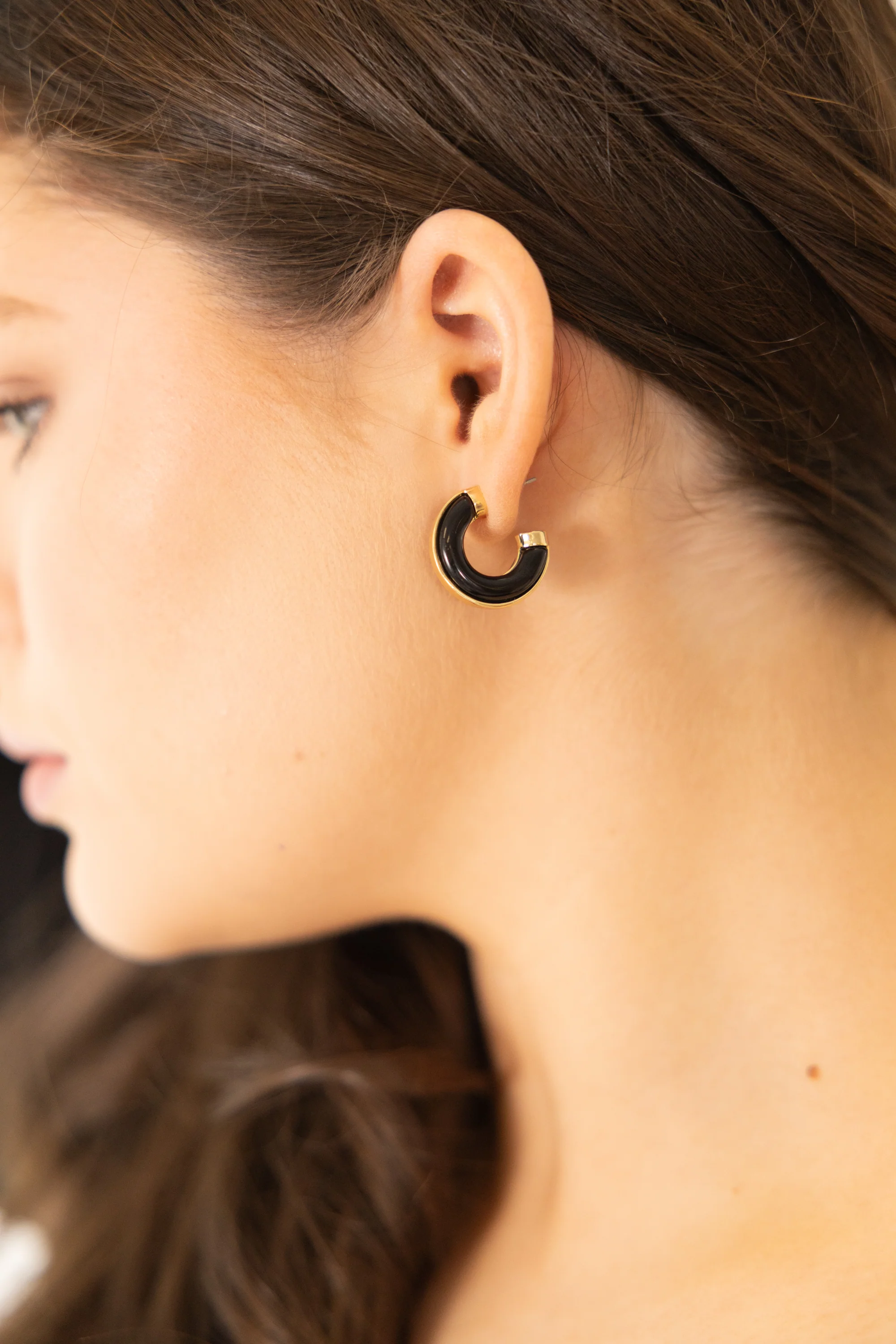 Divine Beauty Earrings, Black - Weilaico