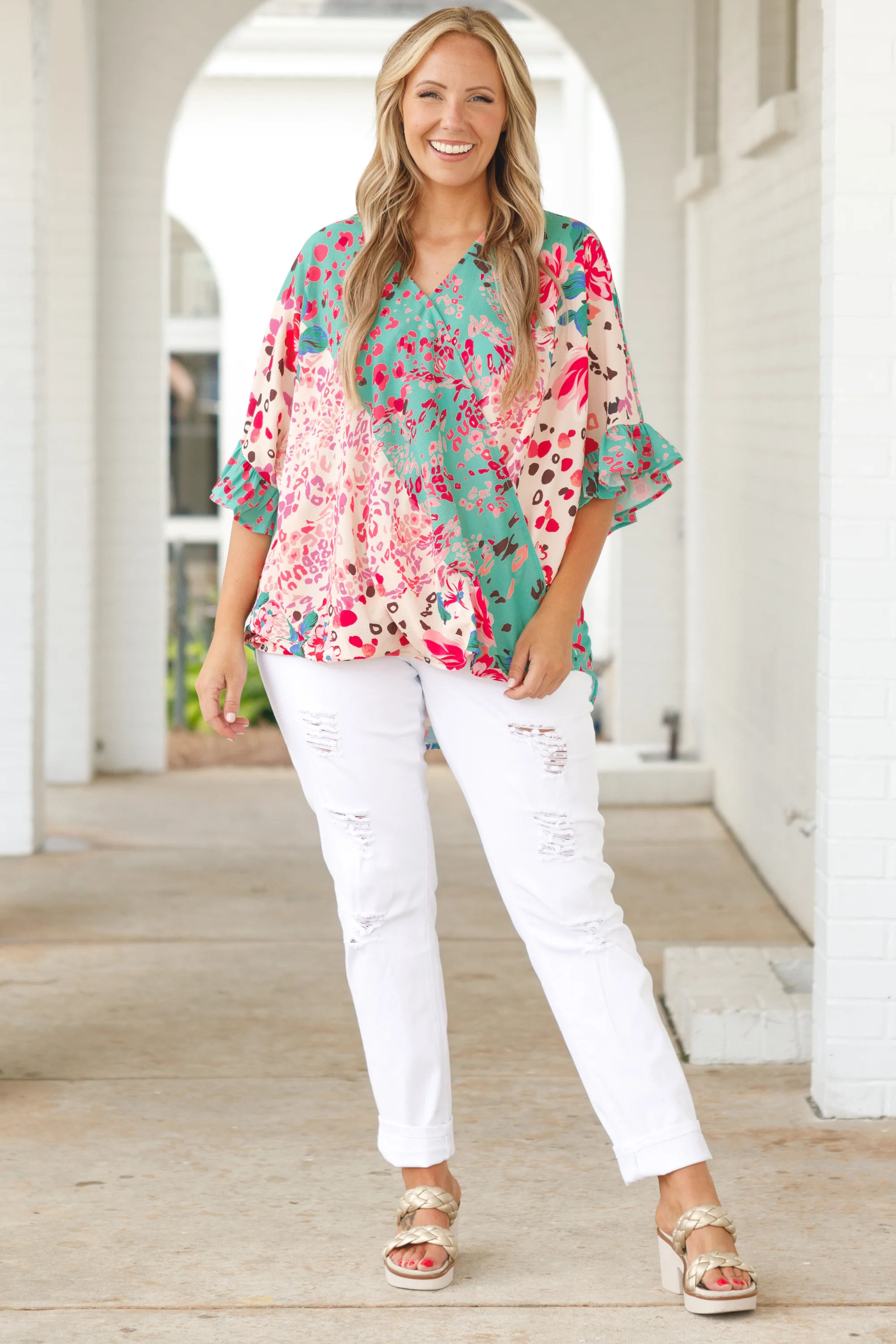 Bring It Around Town Jeans, White - Weilaico