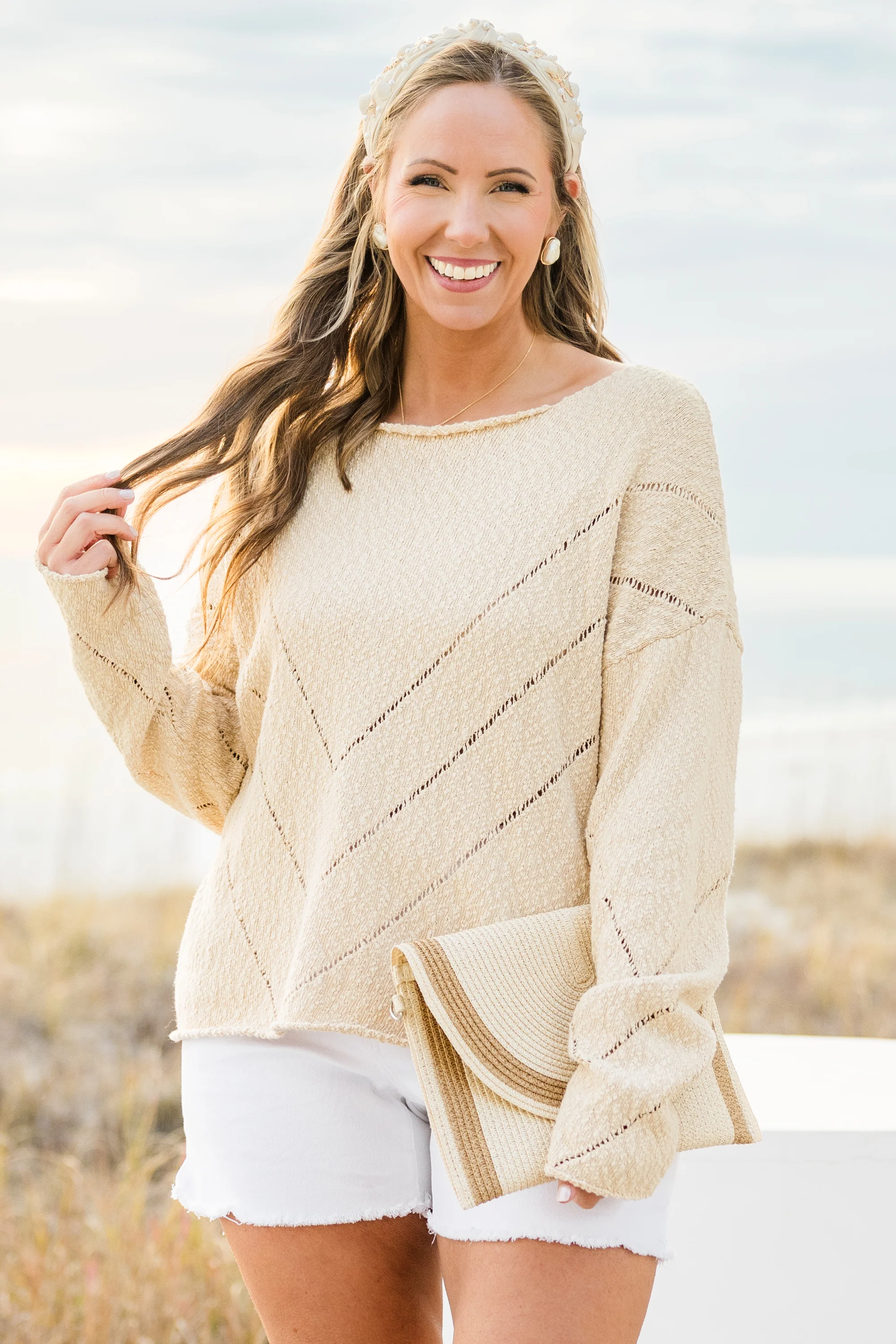 As Simple As That Top, Cream - Weilaico