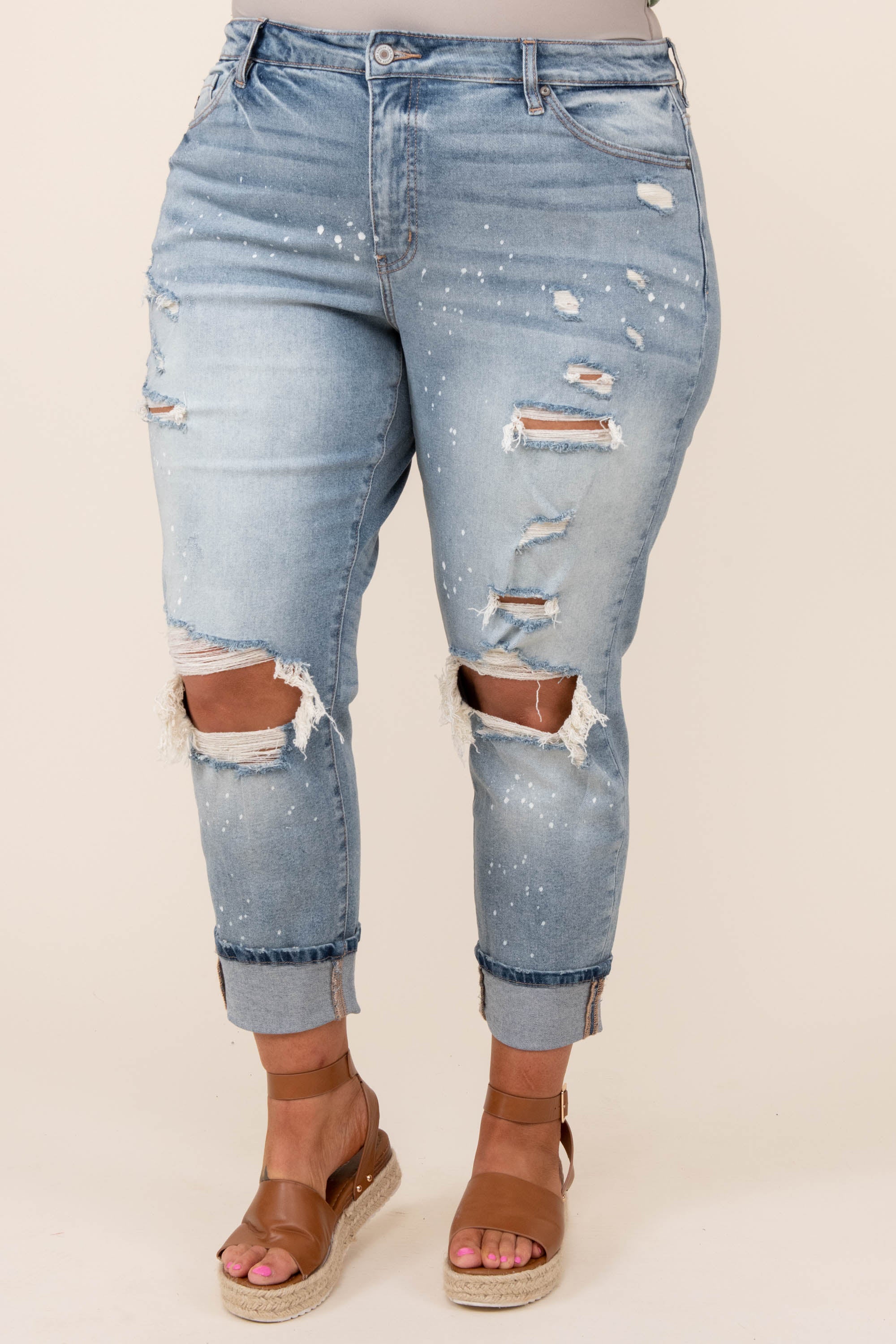 Lost You Jeans, Light Wash - Weilaico