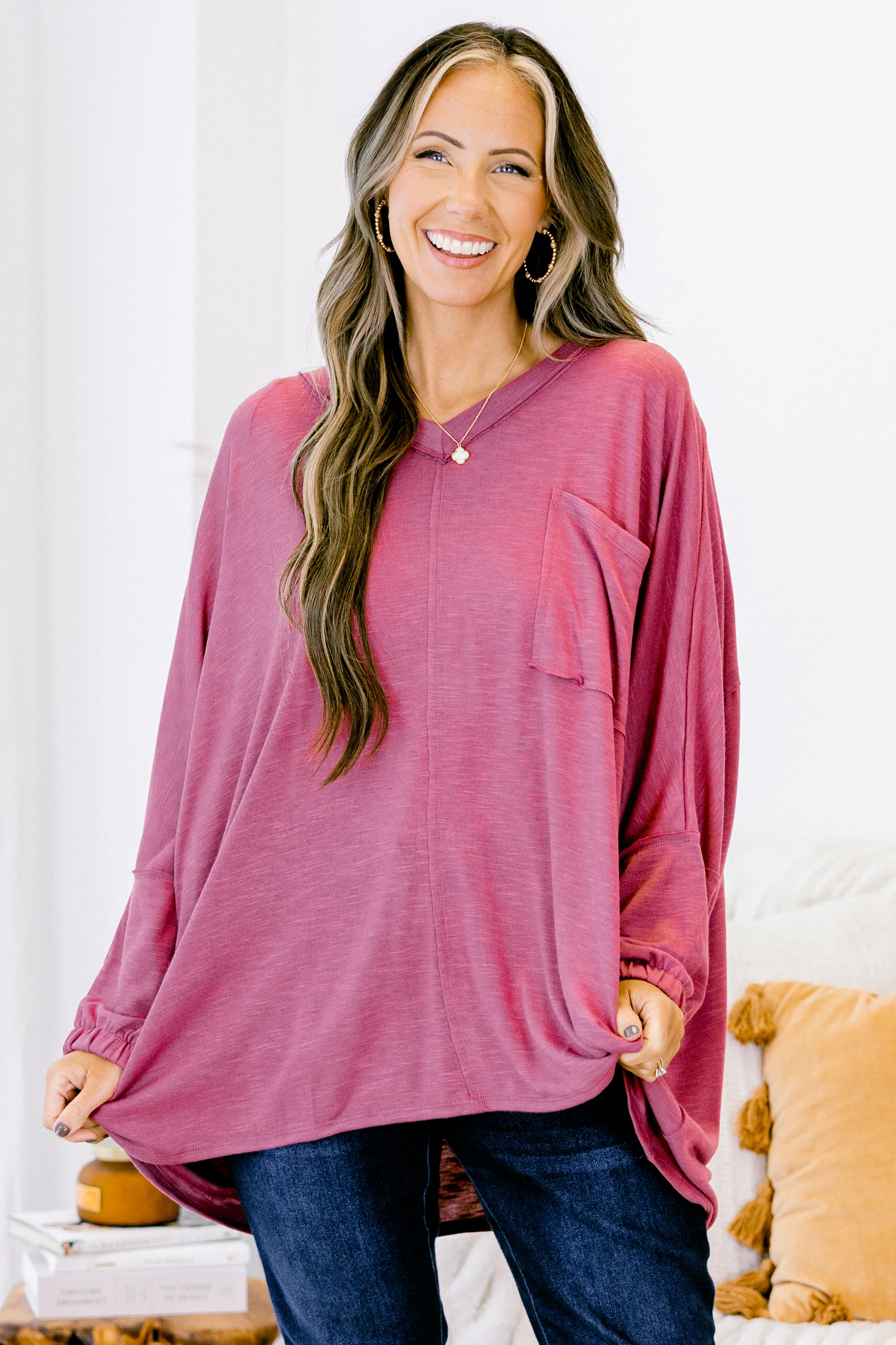 Say The Words Top, Autumn Rose - Weilaico