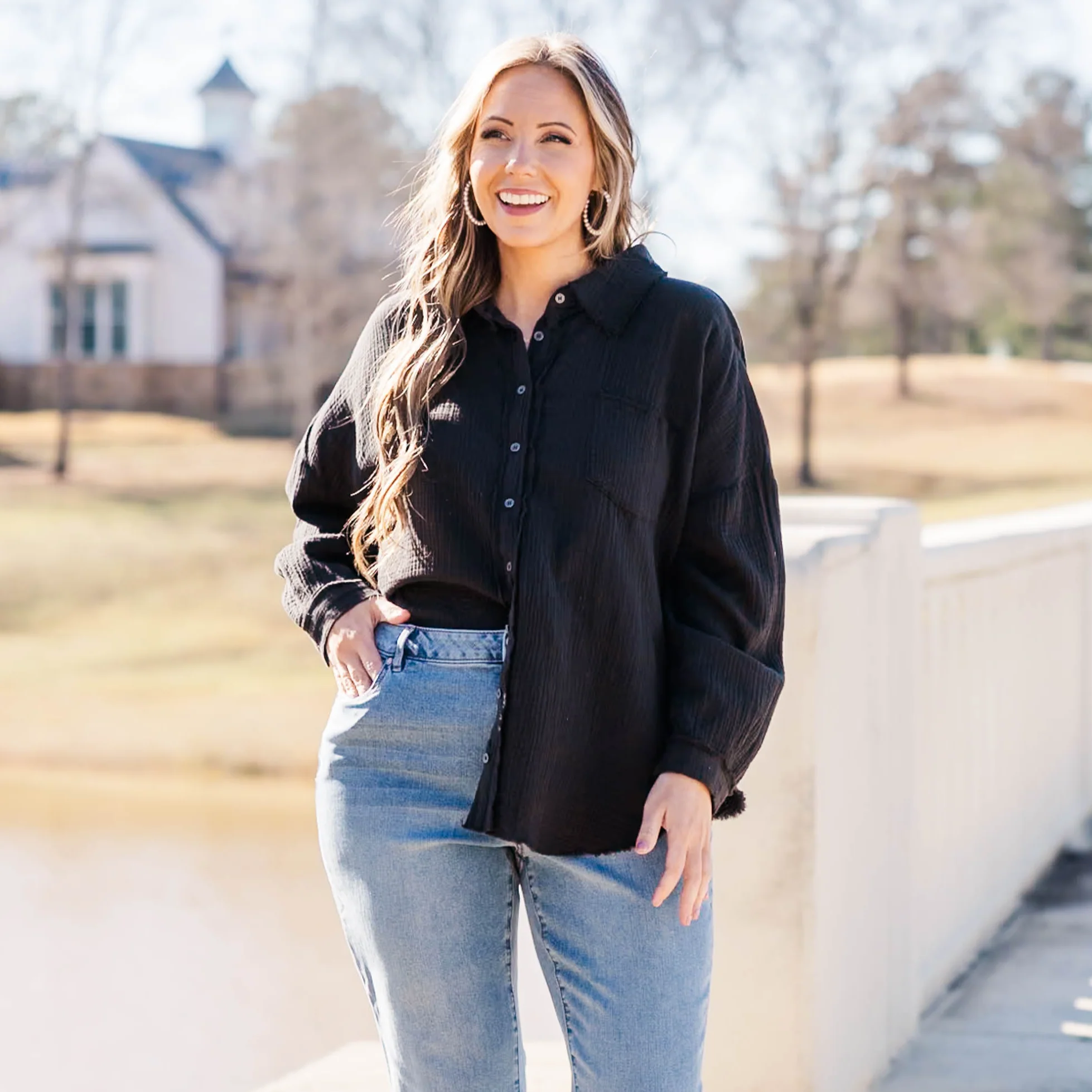 Act Of Faith Top, Black - Weilaico