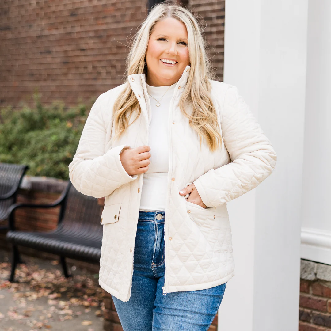 Majestic Motion Jacket, Cream - Weilaico