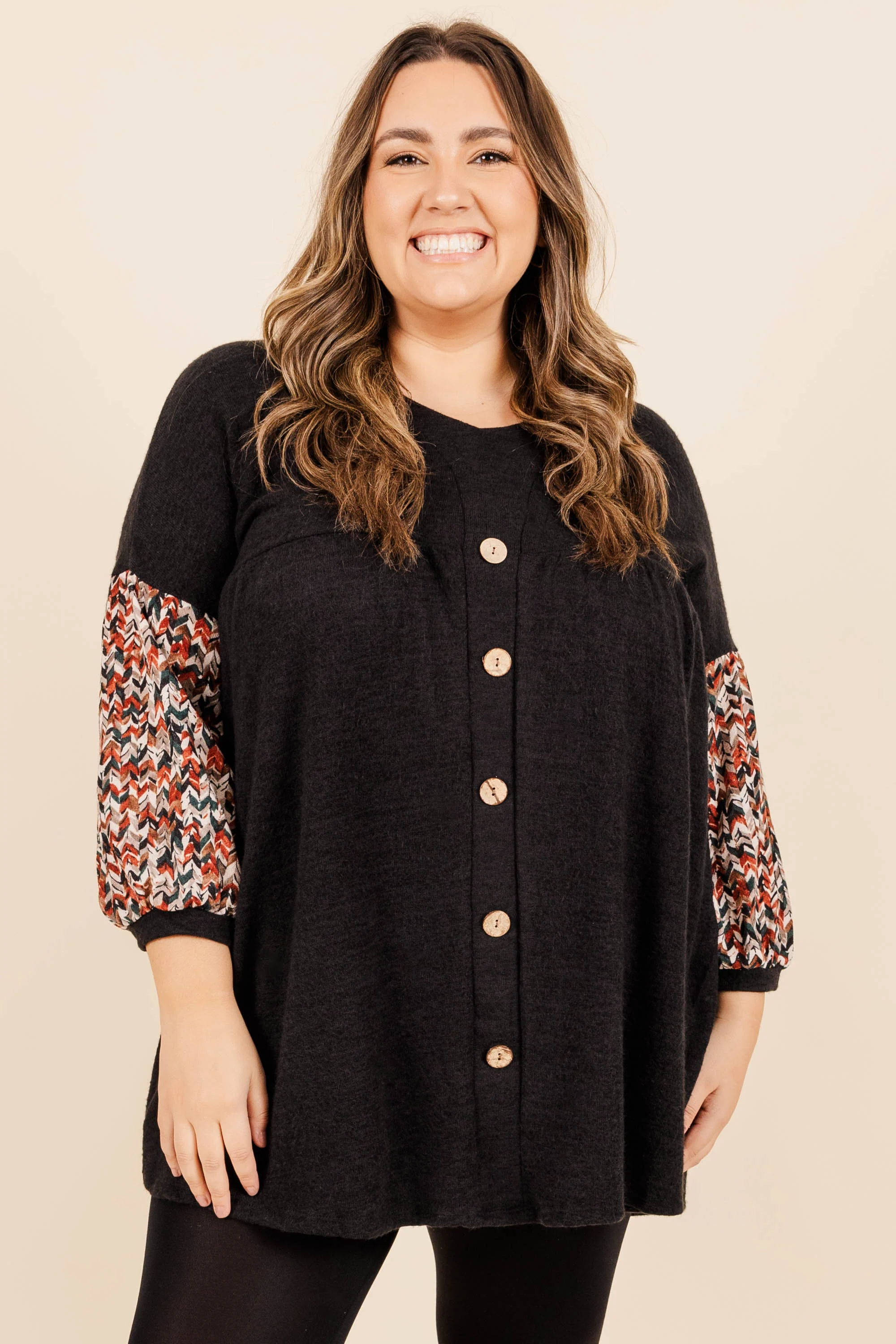 Join The Jaguar Tunic, Black - Weilaico