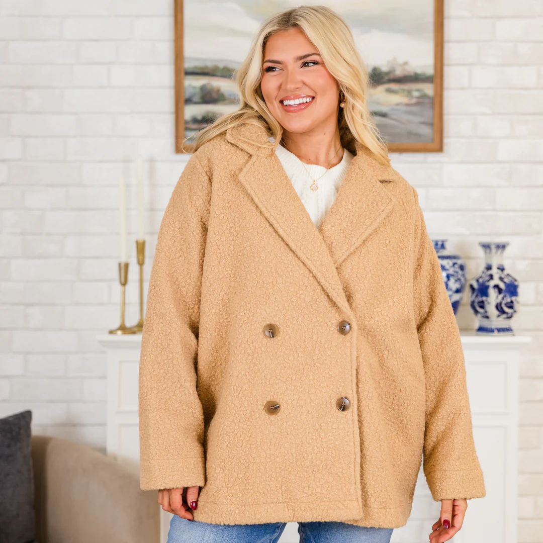 Wildflower Whimsy Jacket, Latte - Weilaico