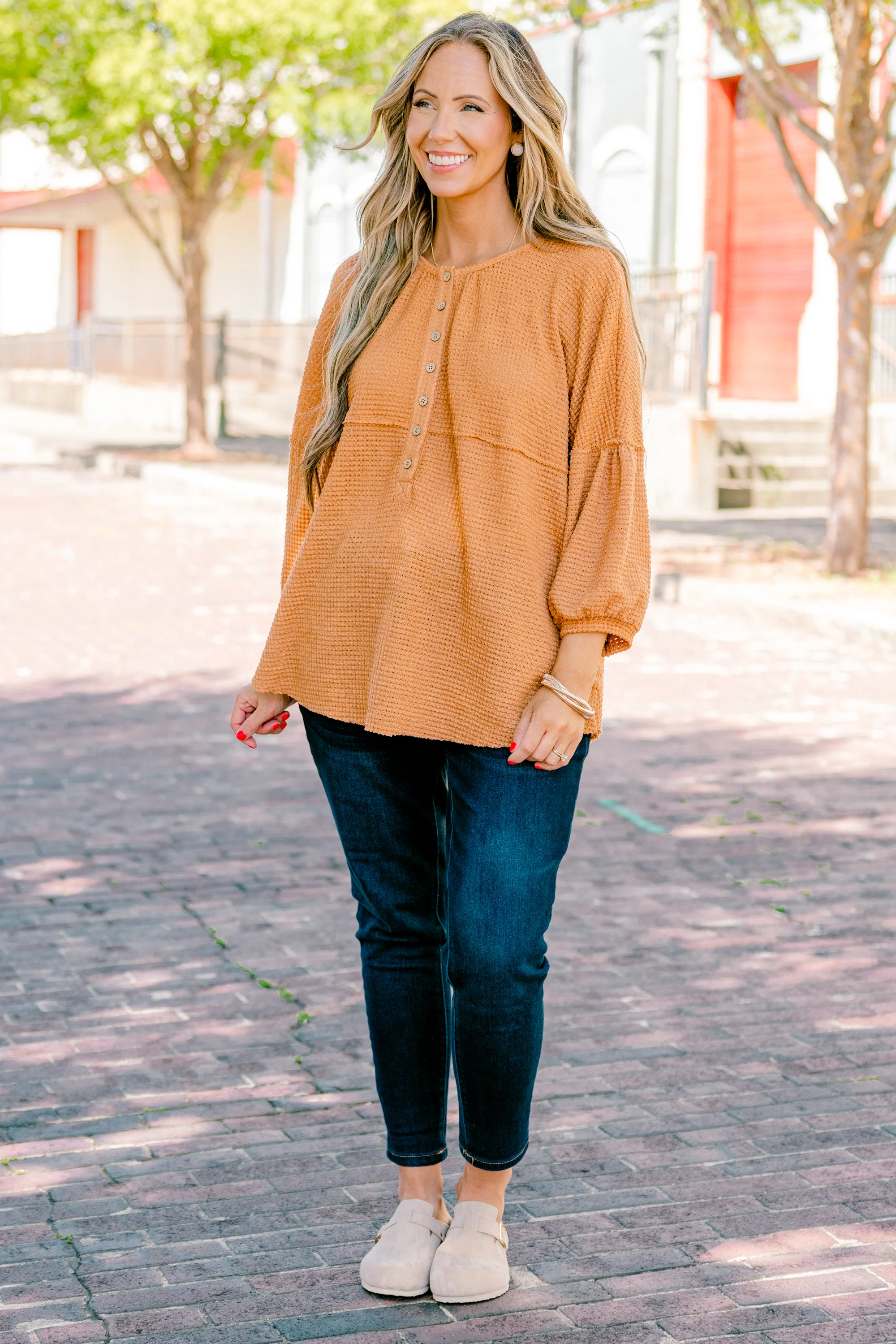 Eternal Embrace Top, Rust - Weilaico