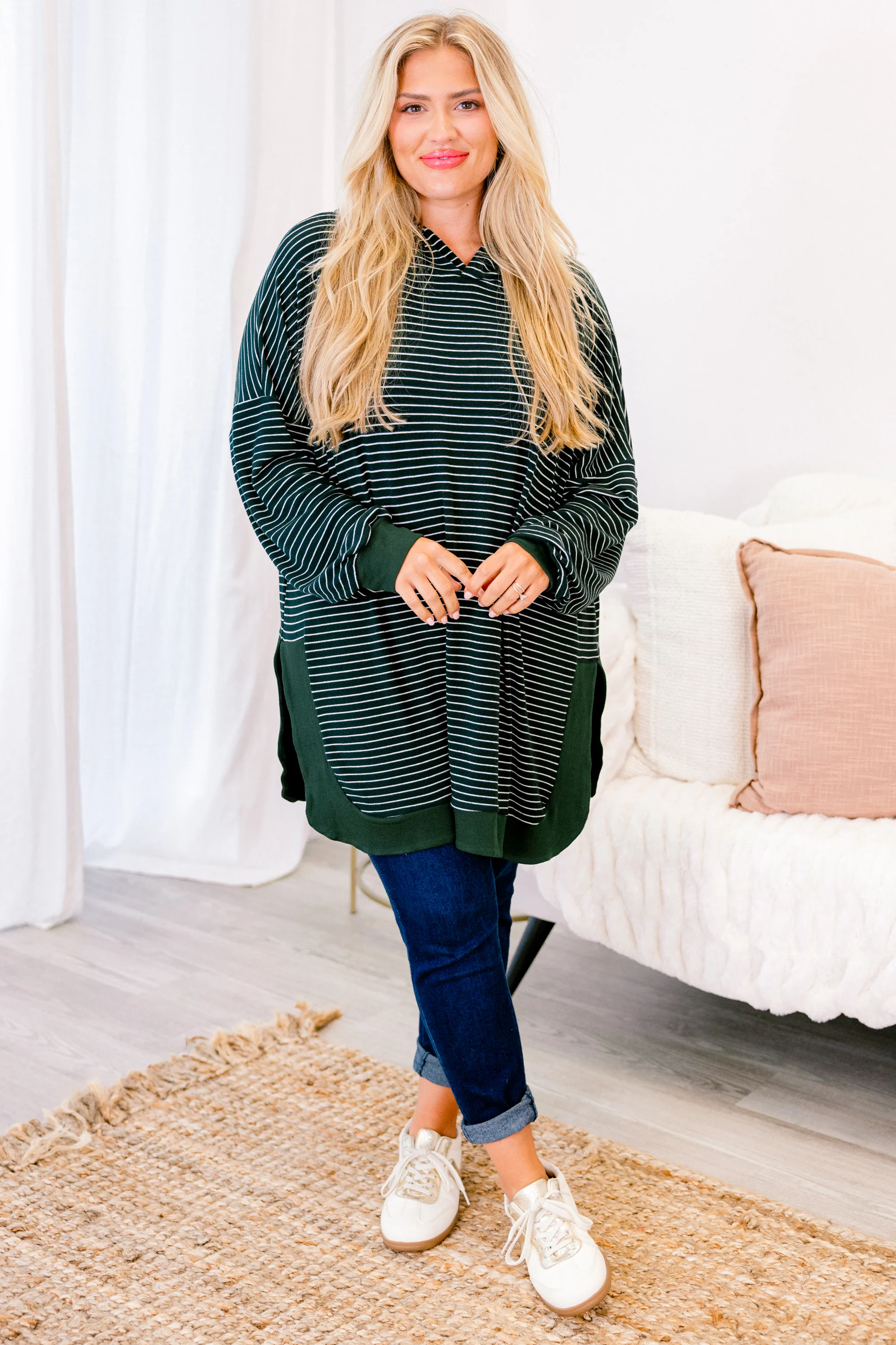 Don't Fall Tonight Hoodie, Olive - Weilaico