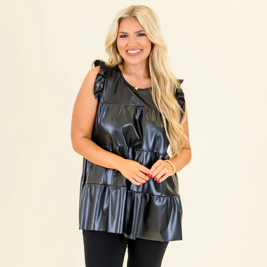 Flirty Fun Top, Black - Weilaico