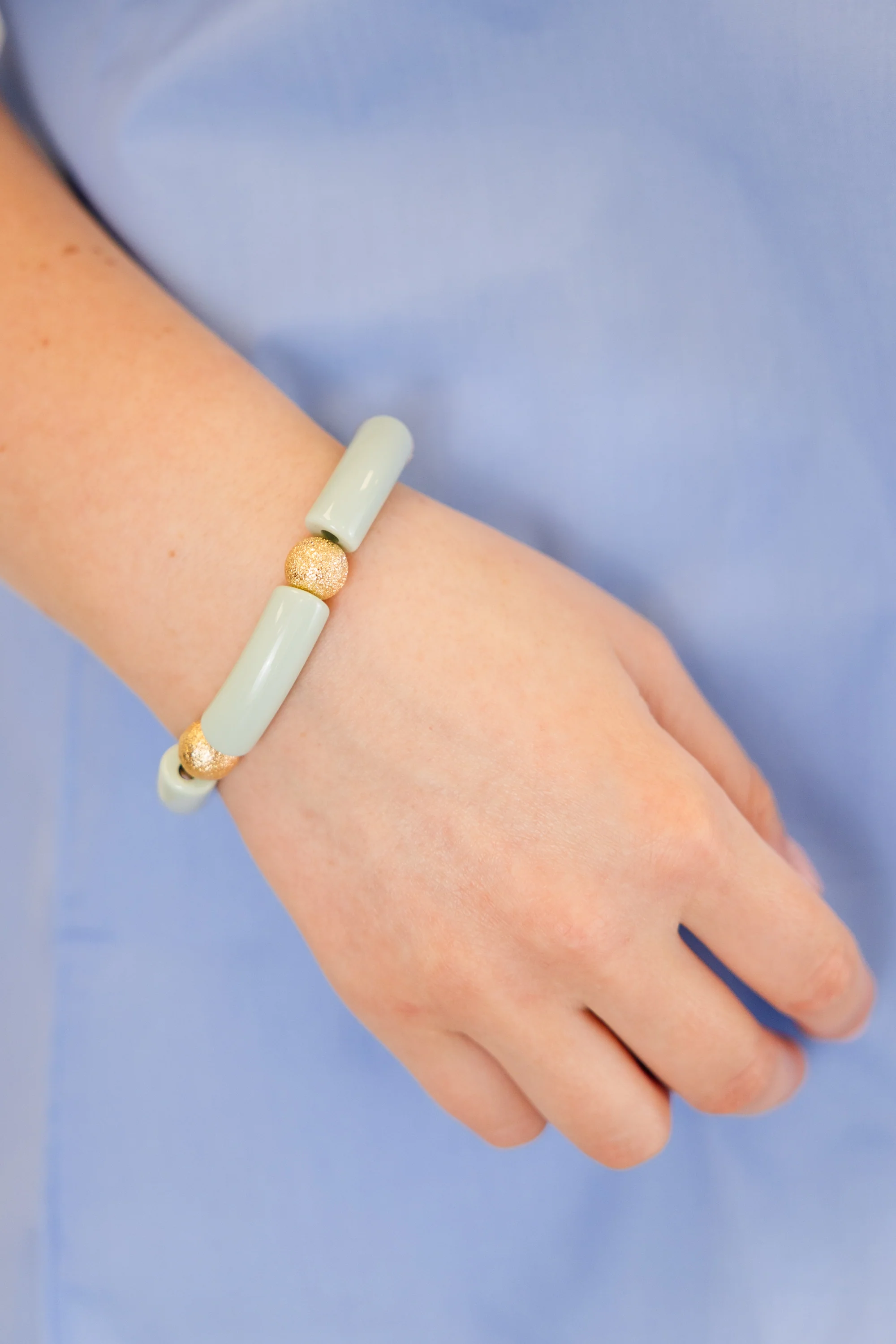 Around The World Bracelet, Mint - Weilaico