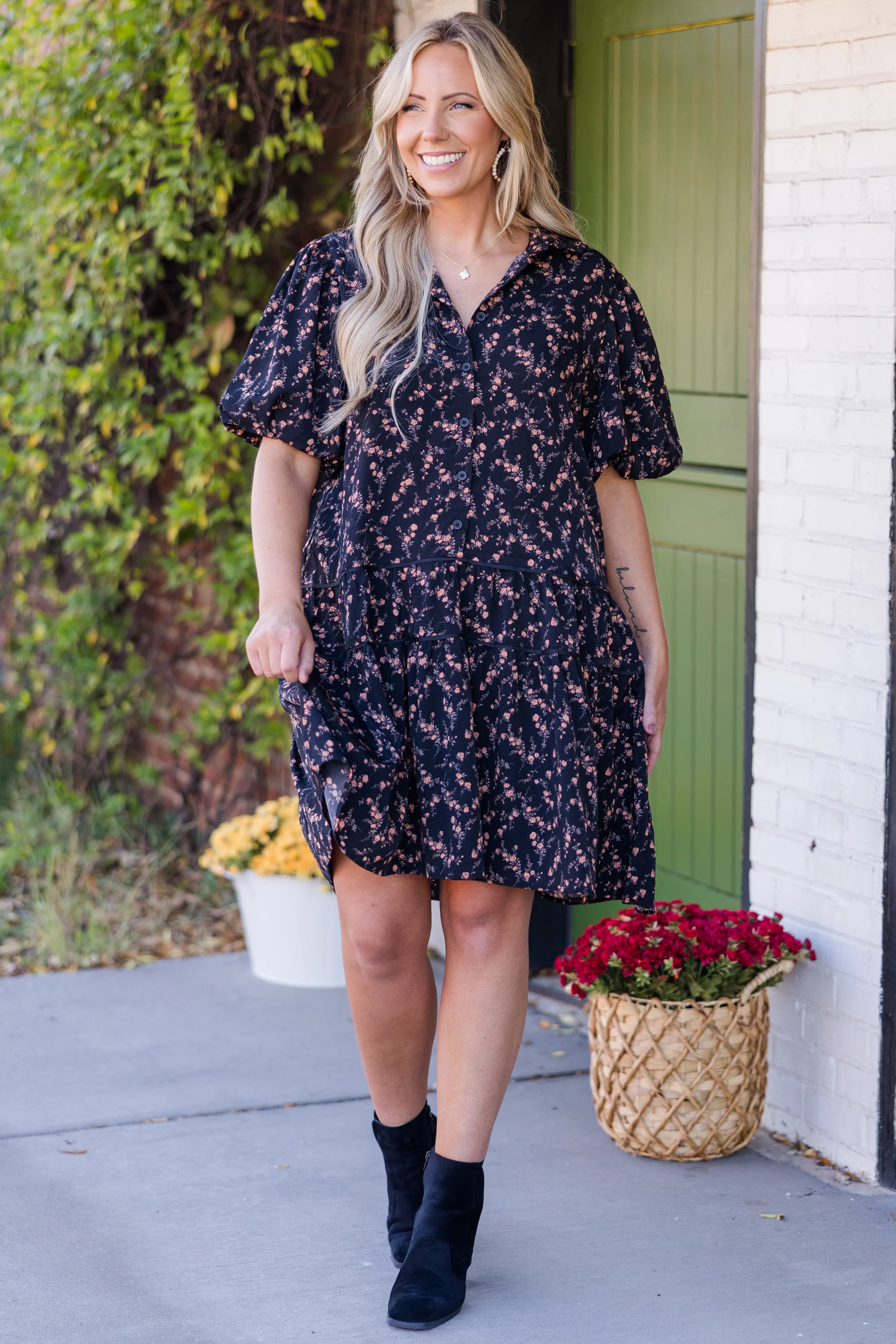 Make Your Choice Dress, Black - Weilaico