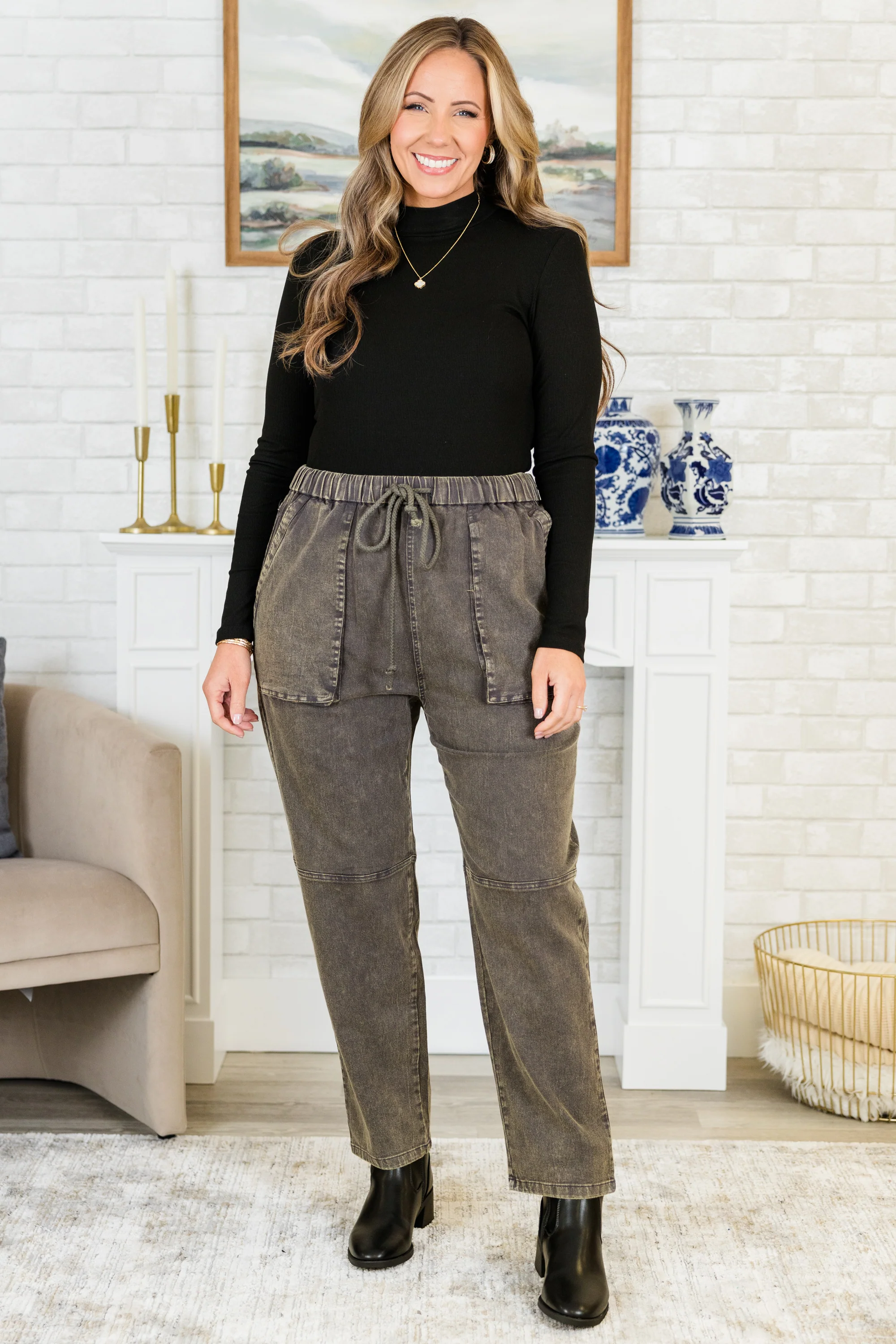 Moving To You Joggers, Black - Weilaico