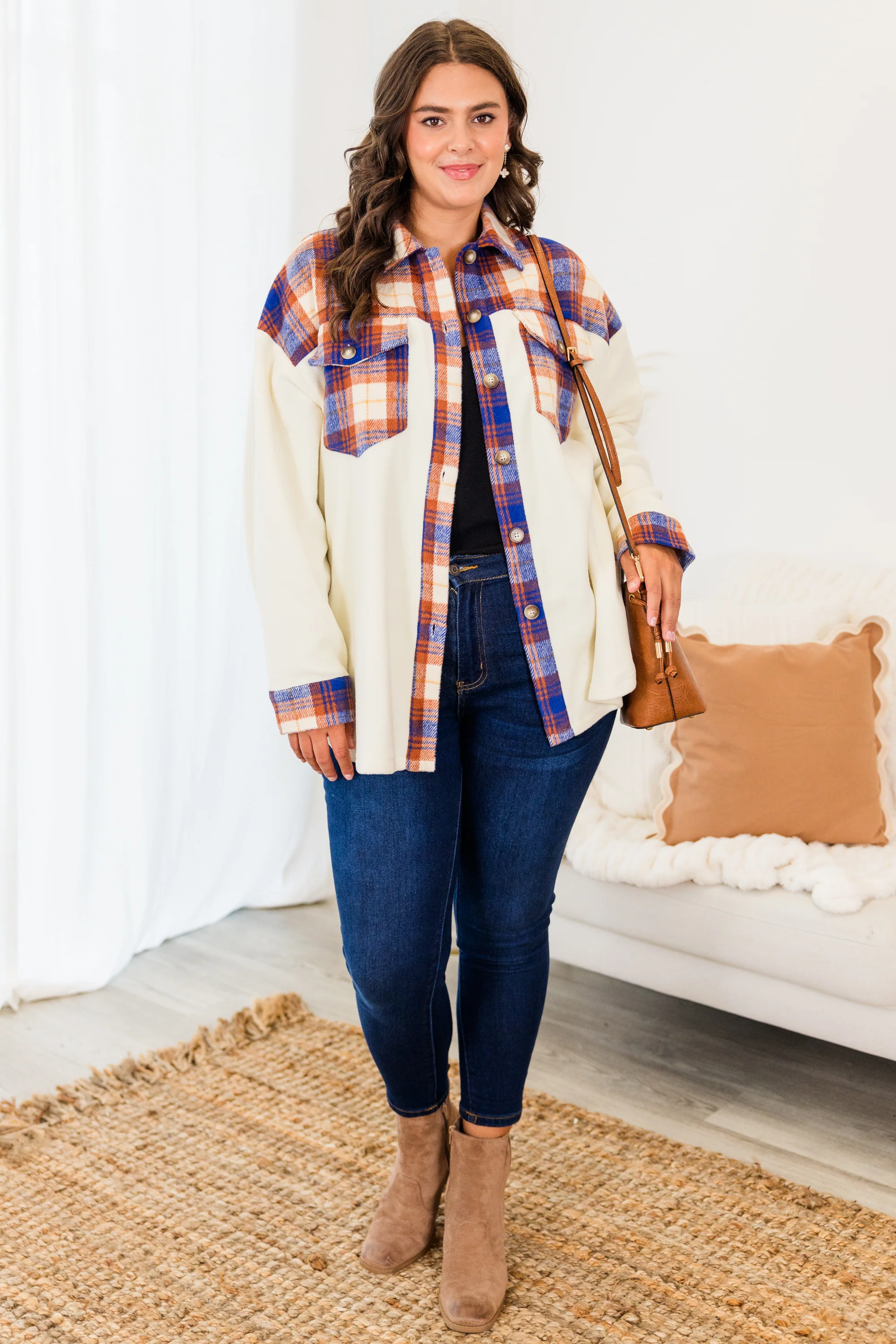 Dreaming Of Me And You Jacket, Orange Combo - Weilaico