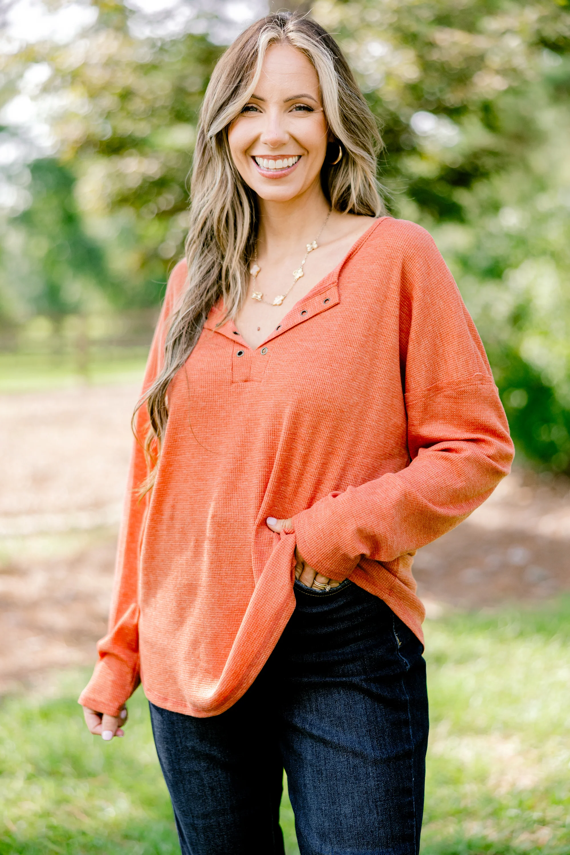 Loves It Top, Rust - Weilaico