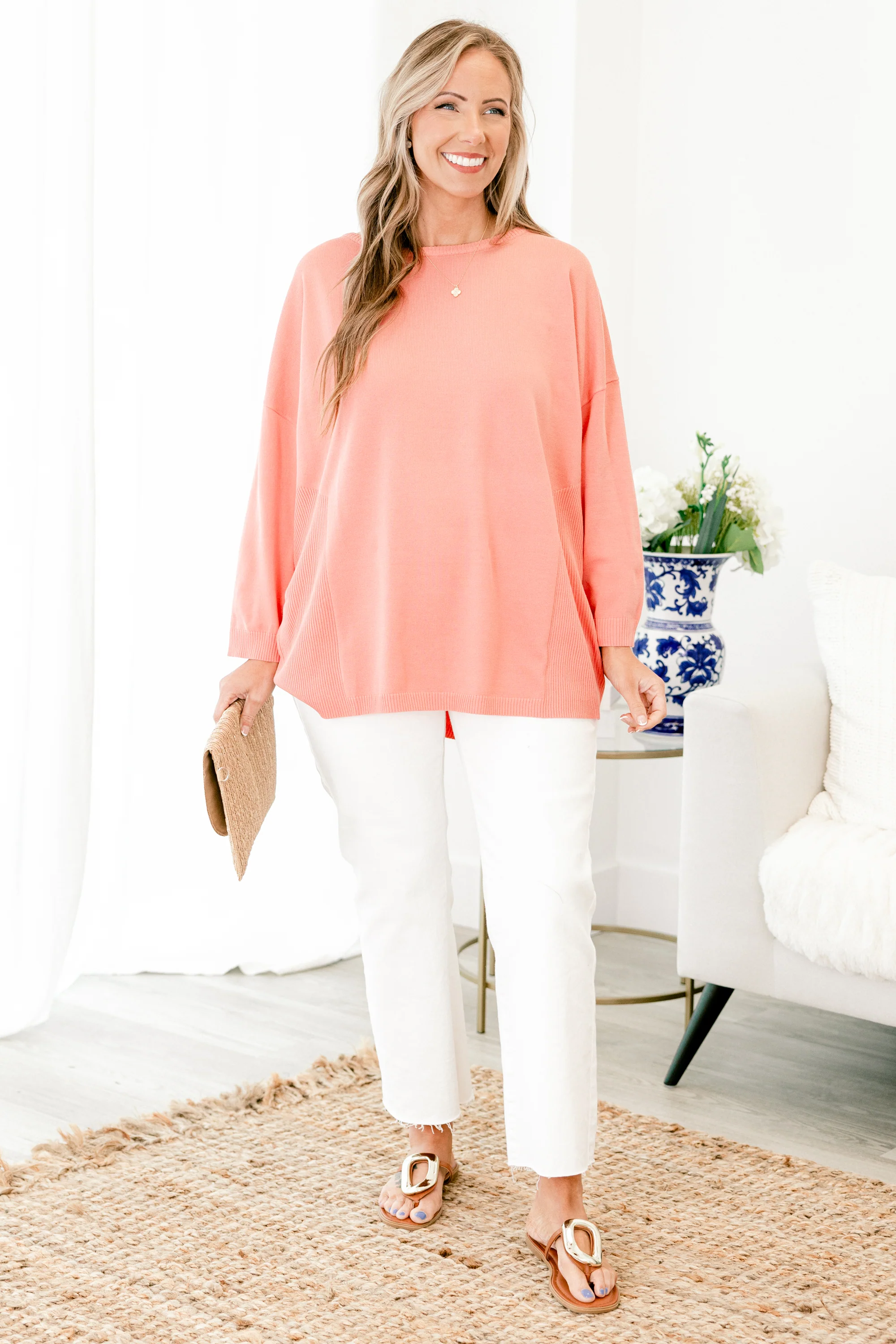 Daytime Shine Top, Pink - Weilaico