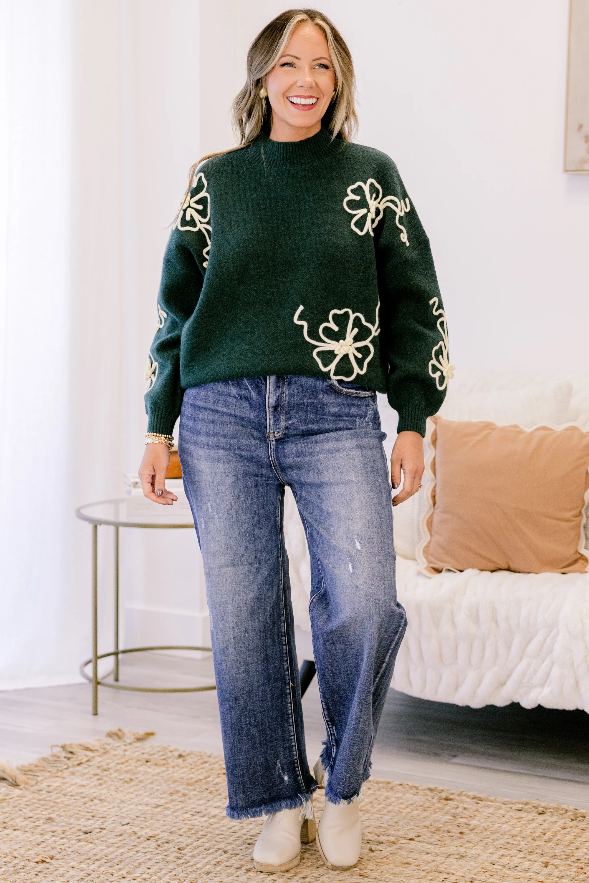 Make It Count Jeans, Dark Wash - Weilaico