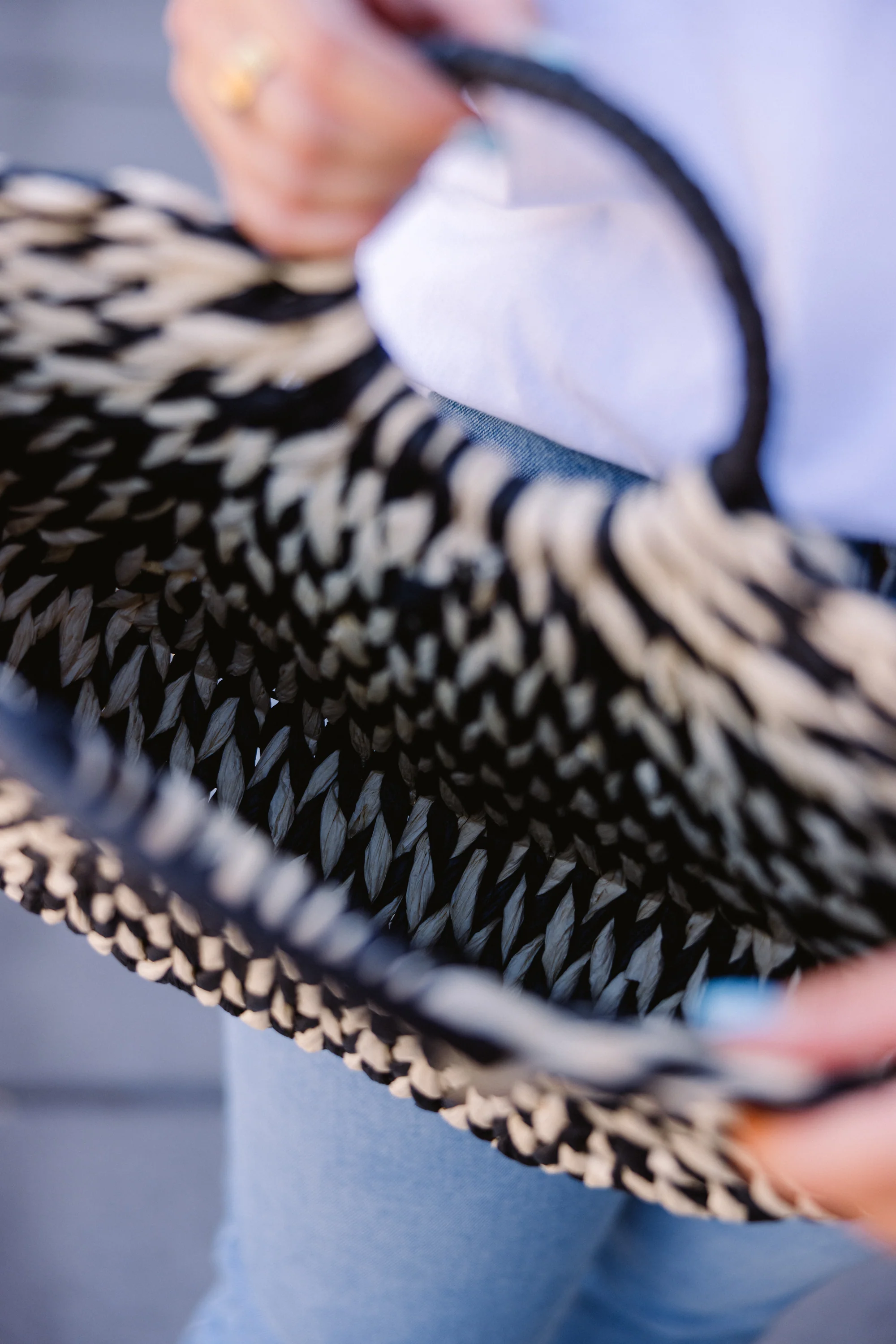 Capture The Love Bag, Black Cream - Weilaico