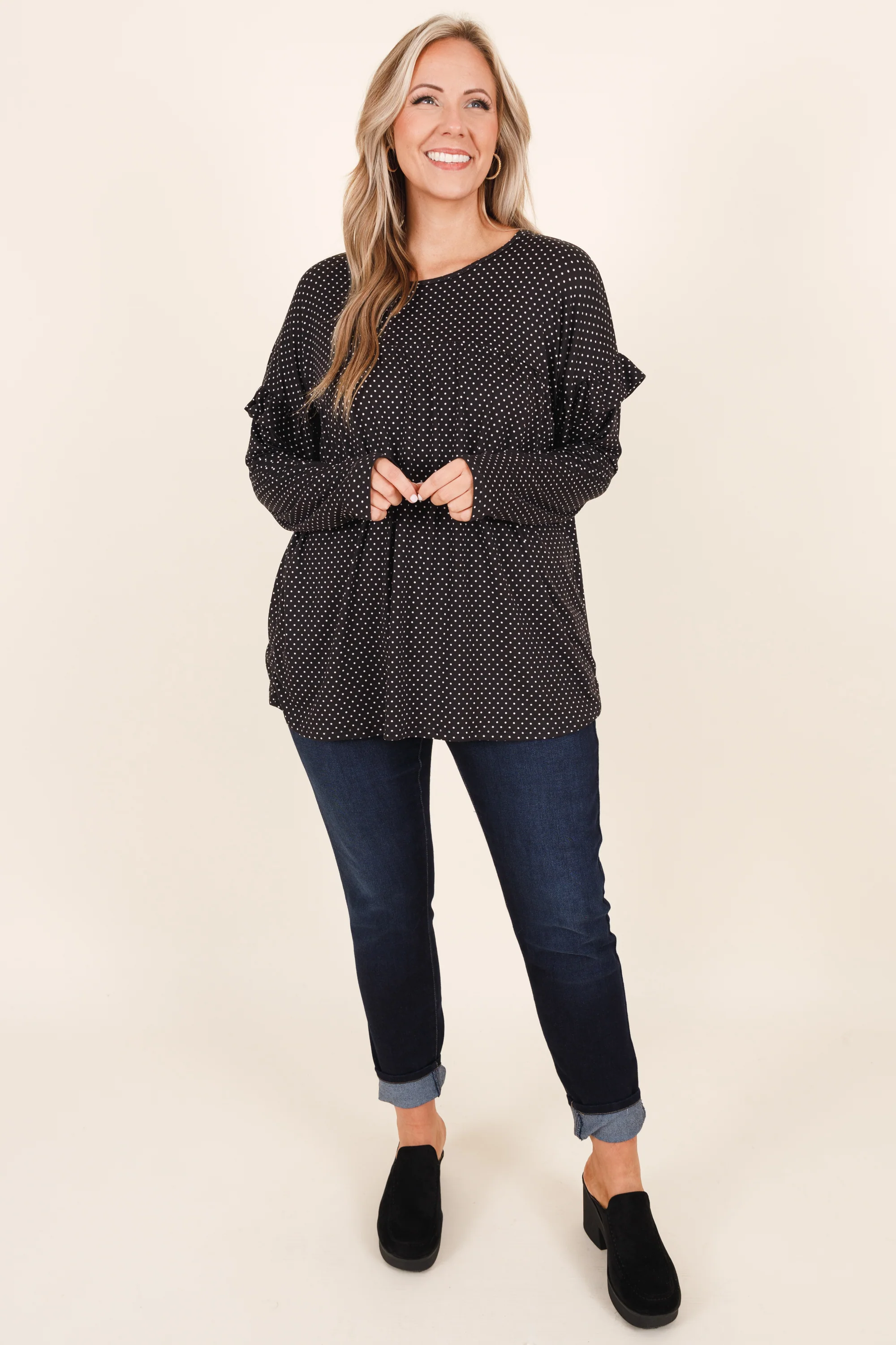 Pixie Top, Black - Weilaico