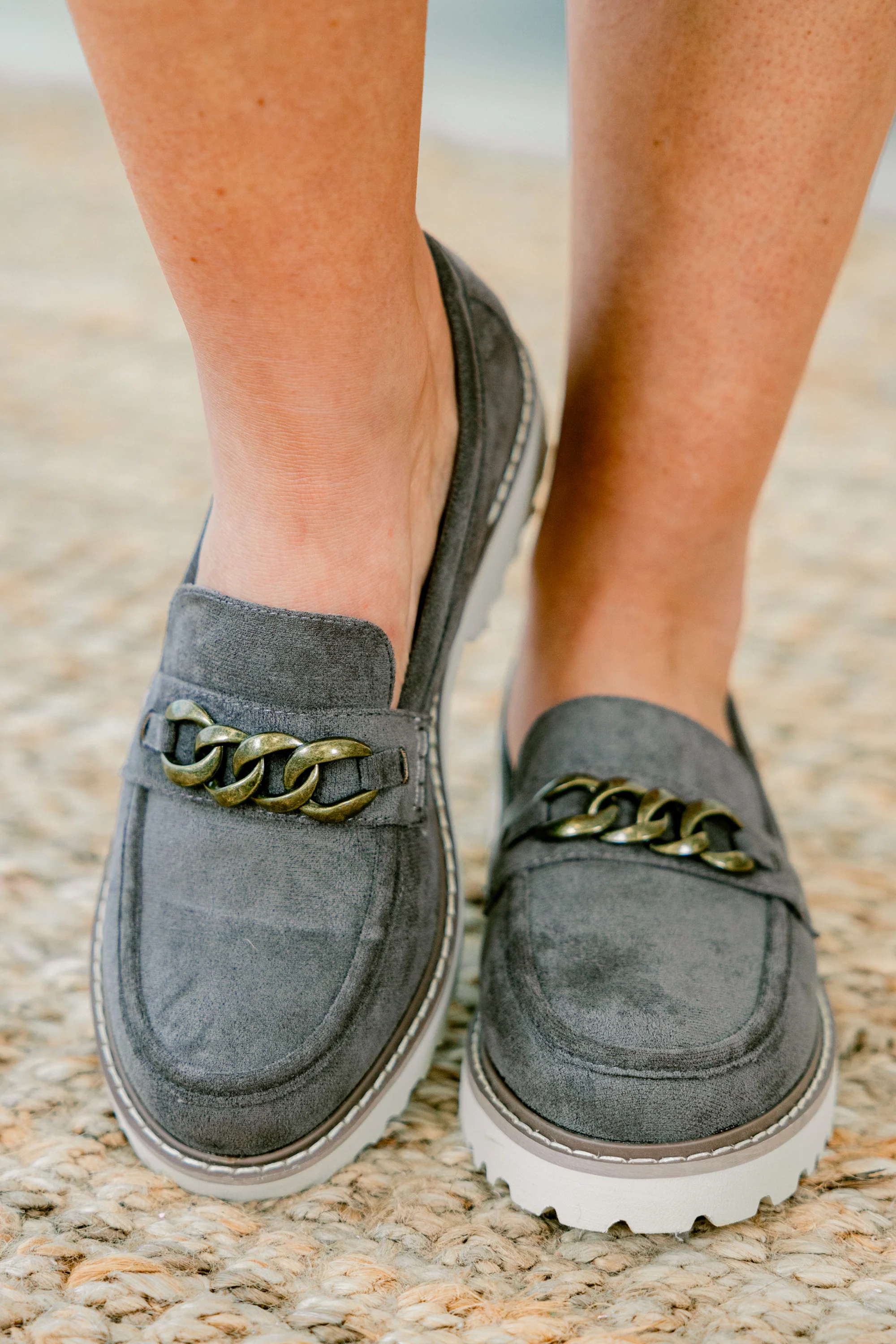 Corky's: Five Minutes Away Loafers, Light Grey - Weilaico