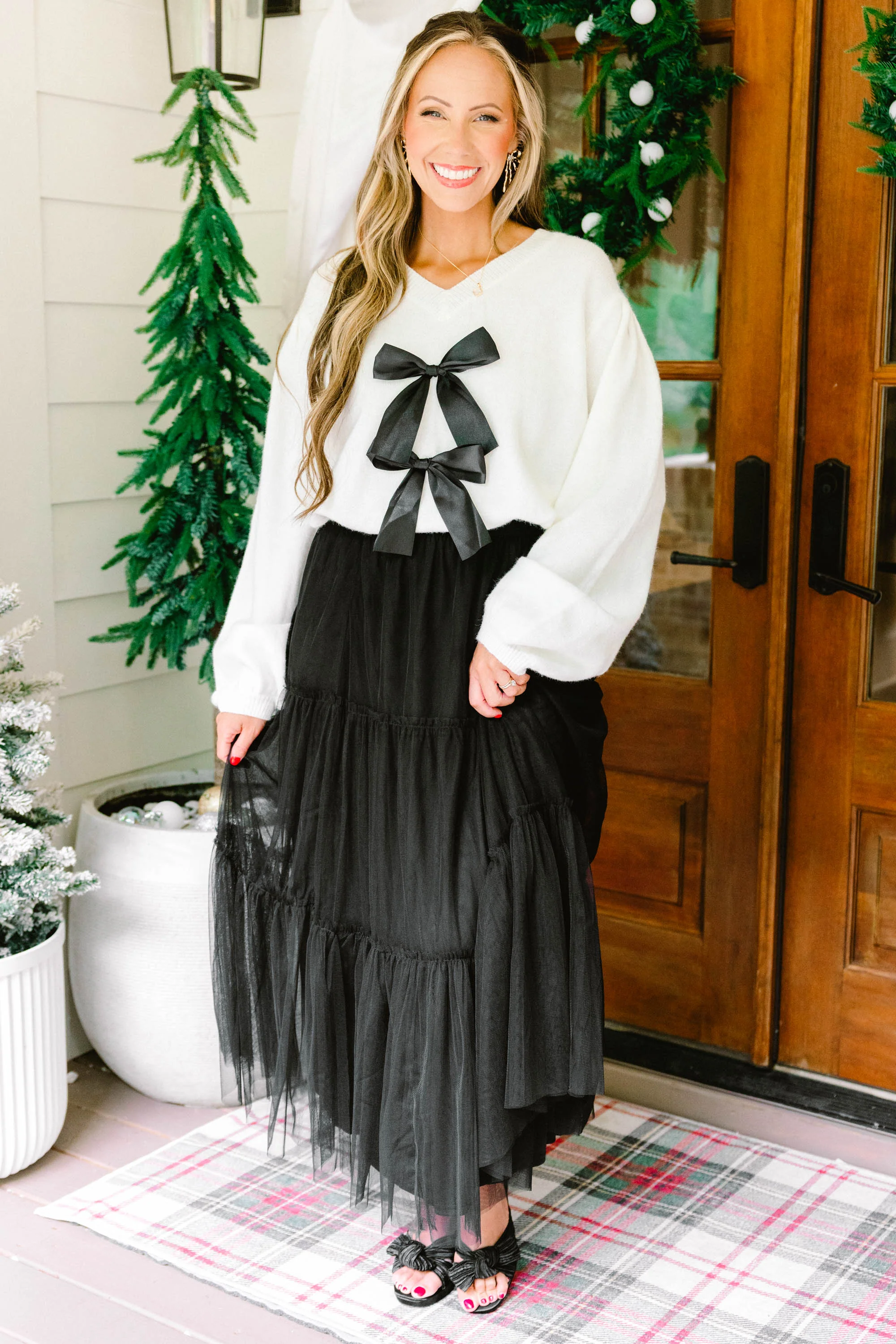 On A Whim Skirt, Black - Weilaico