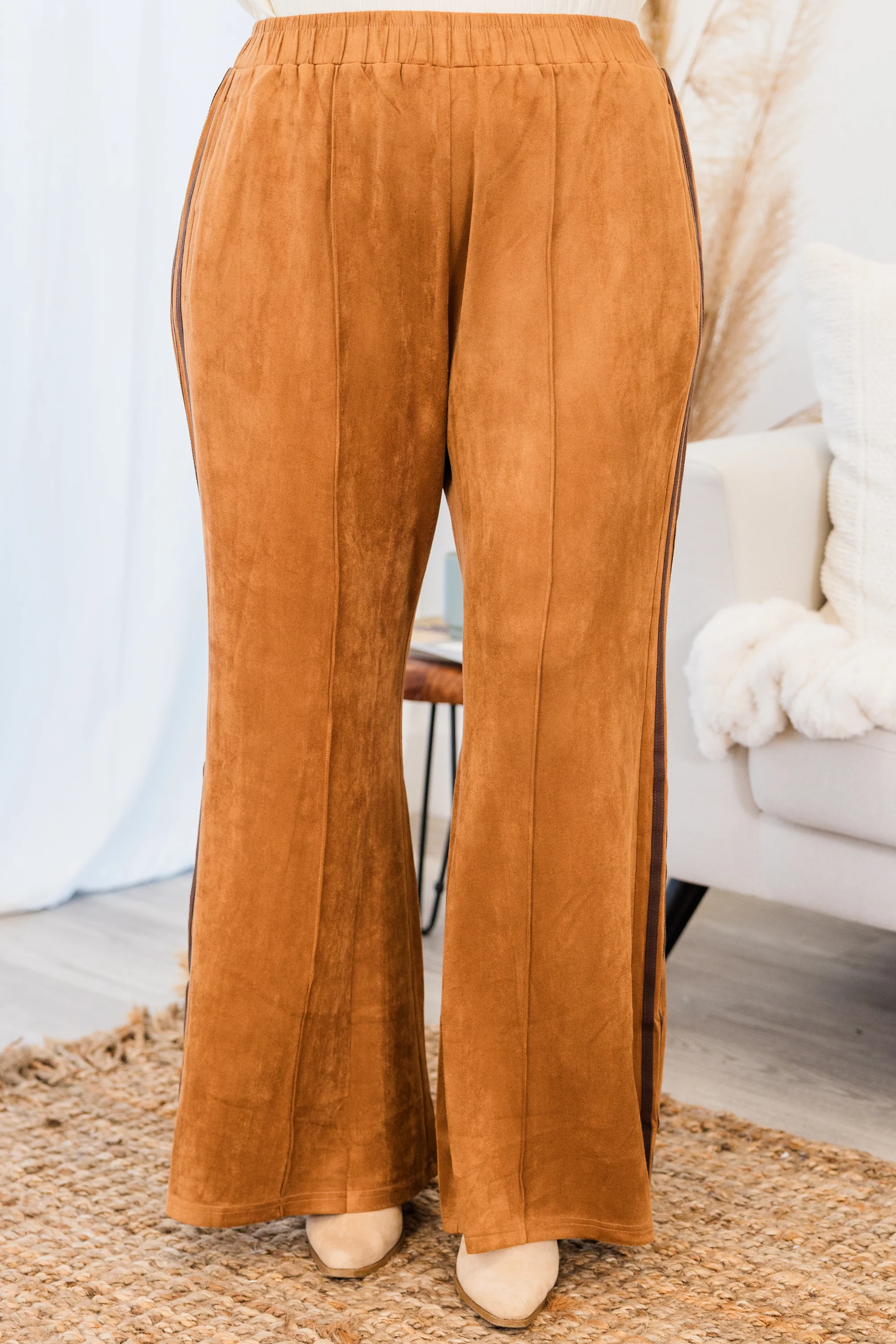 Where Were We Pants, Brown - Weilaico