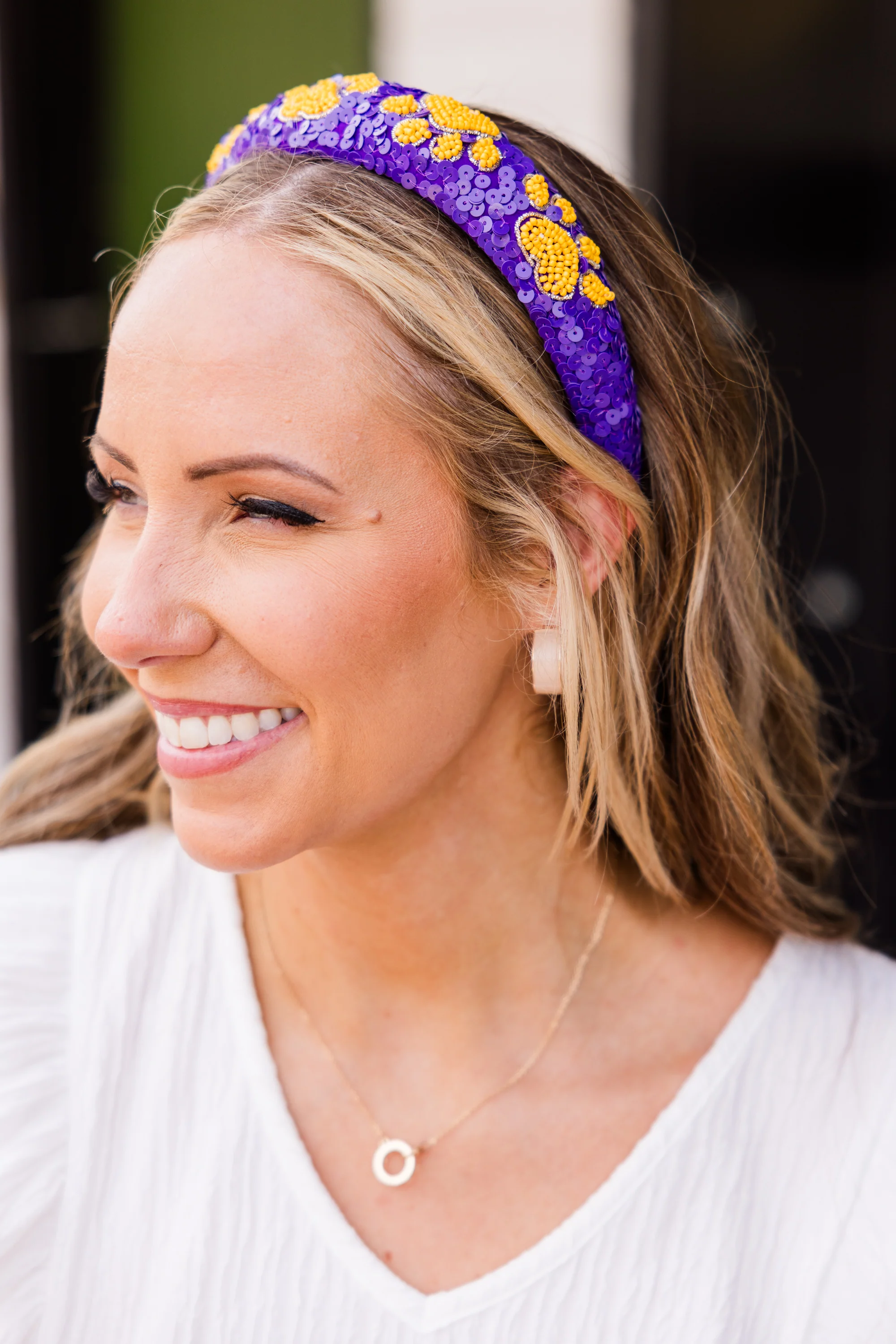 Paws In The Air Headband, Yellow - Weilaico