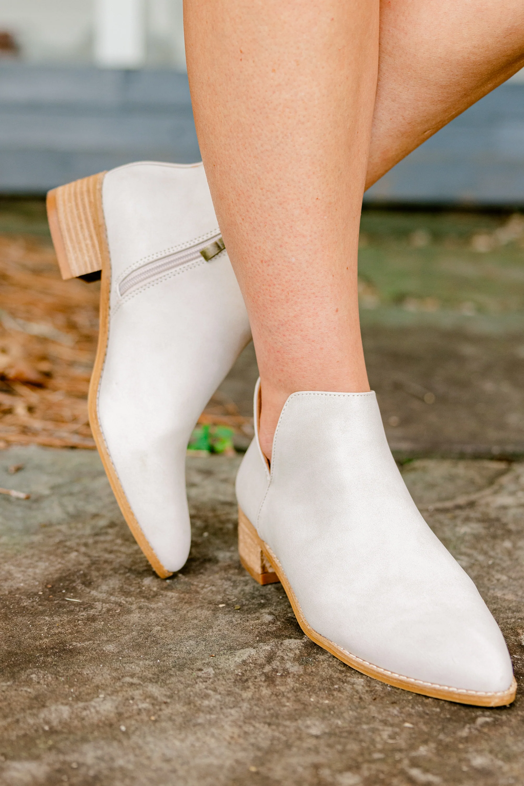 No More Worries Booties, Sand - Weilaico