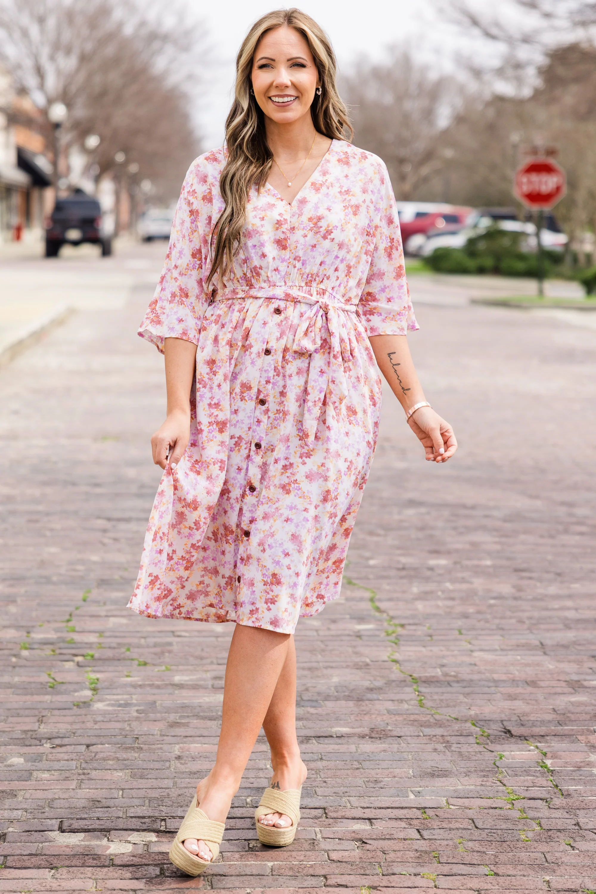 Confide In You Dress, Pink - Weilaico