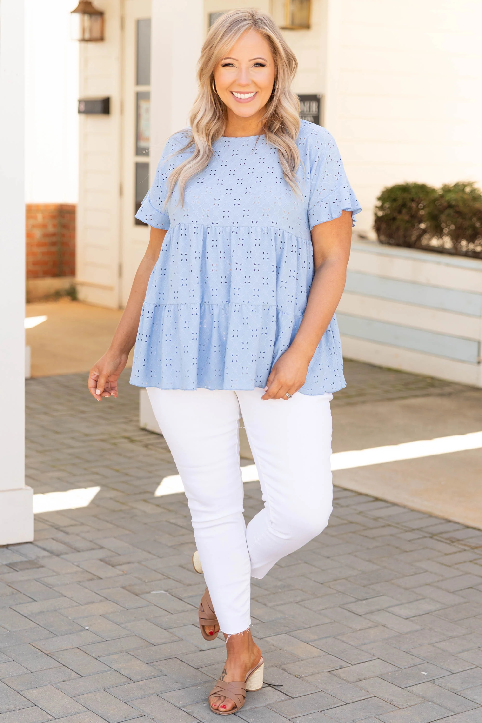 Listen Up Jeans, White - Weilaico