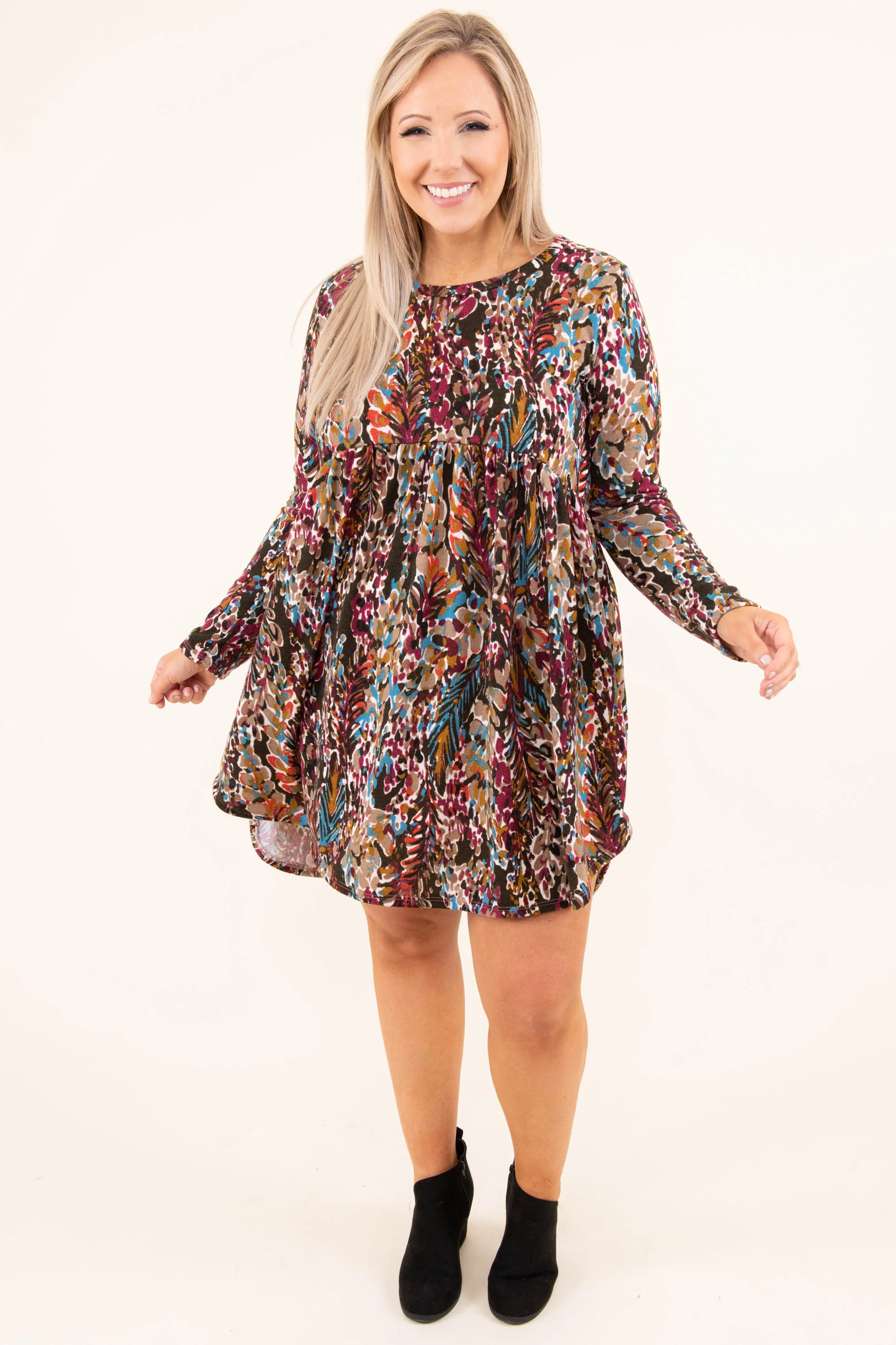 Start Fresh Dress, Olive - Weilaico