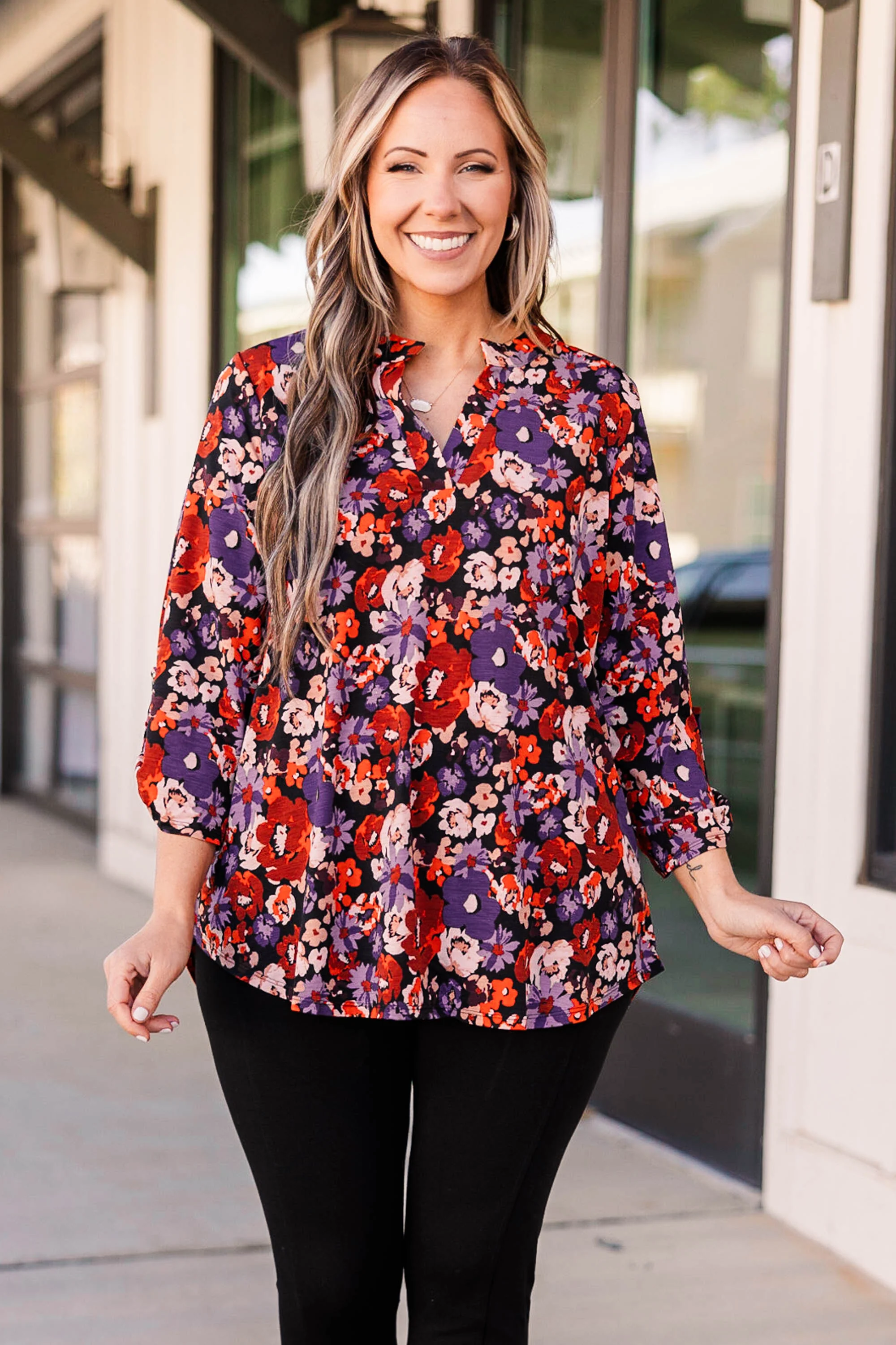 I Want You To Know Top, Black - Weilaico