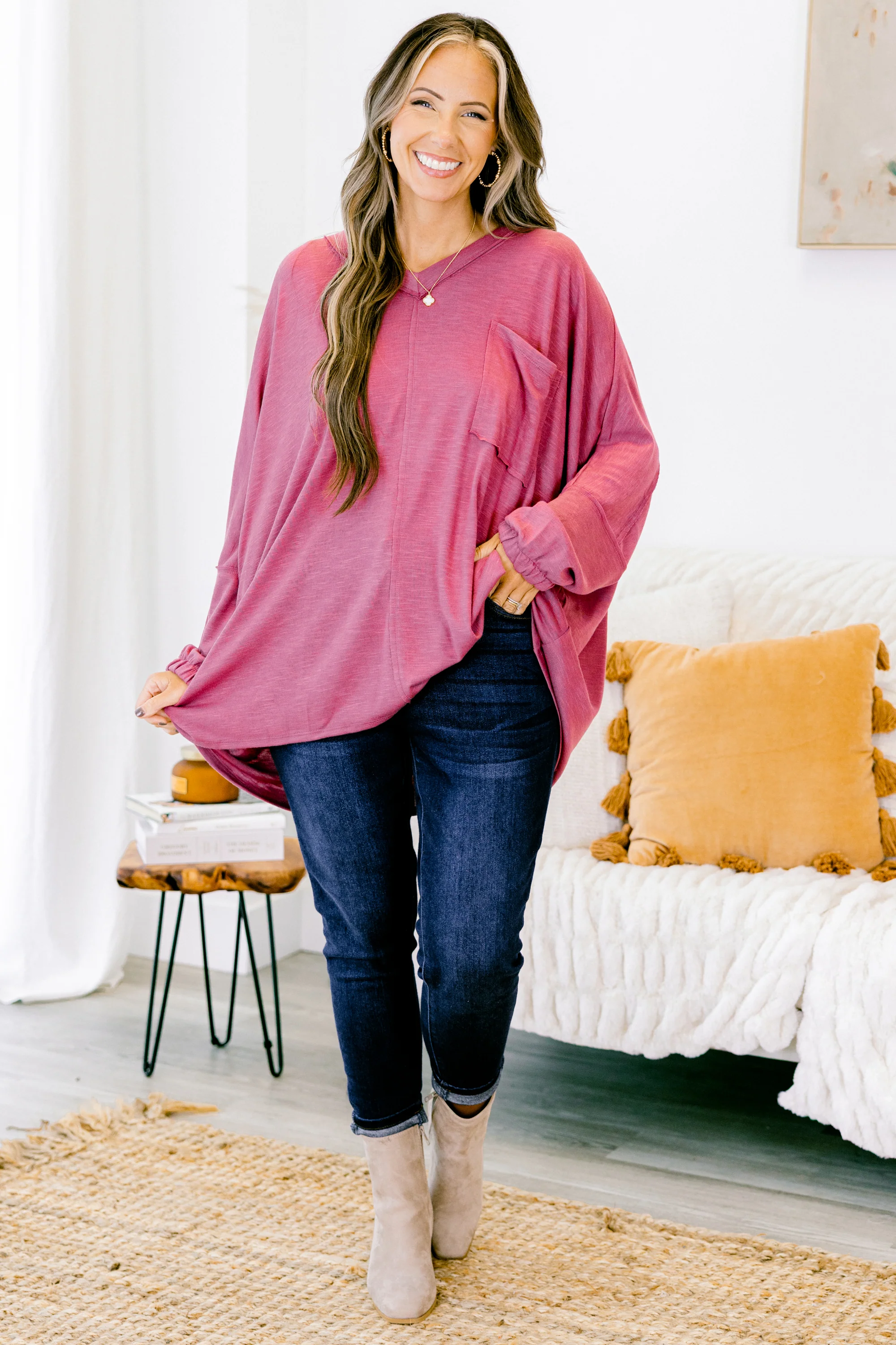 Say The Words Top, Autumn Rose - Weilaico