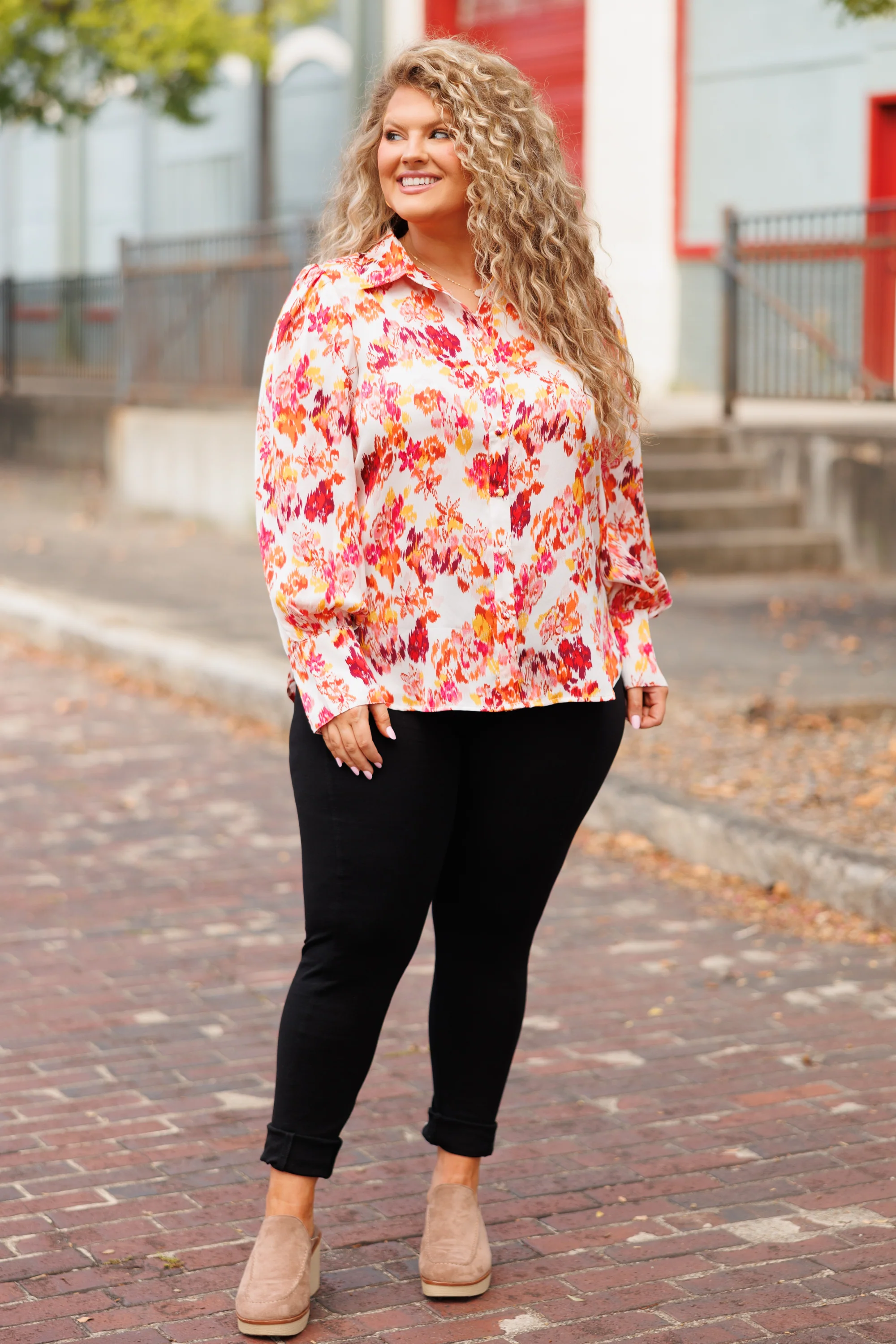 Flowers Of My Dreams Top, Ivory - Weilaico