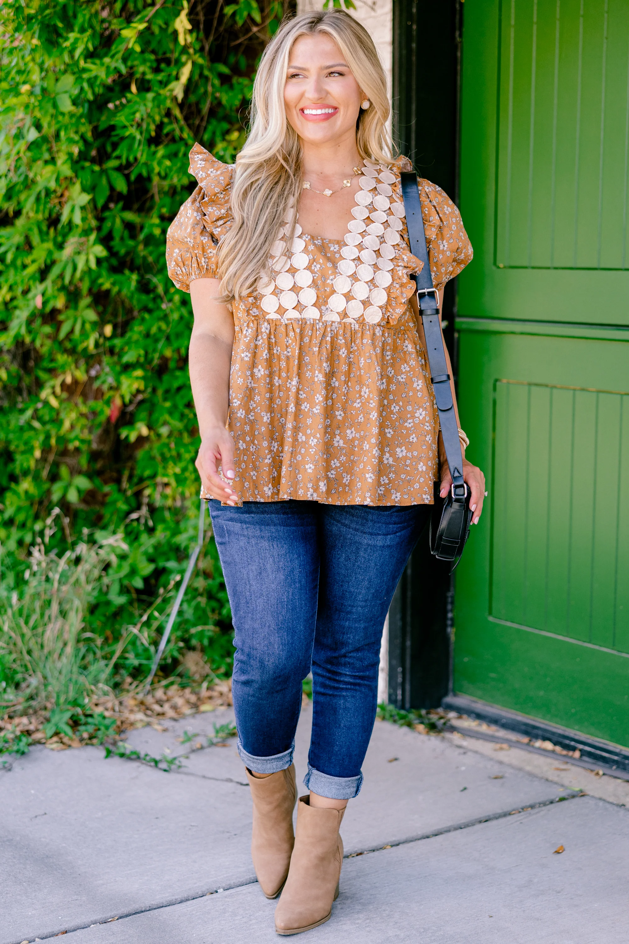 Girl's Lunch Top, Brown - Weilaico