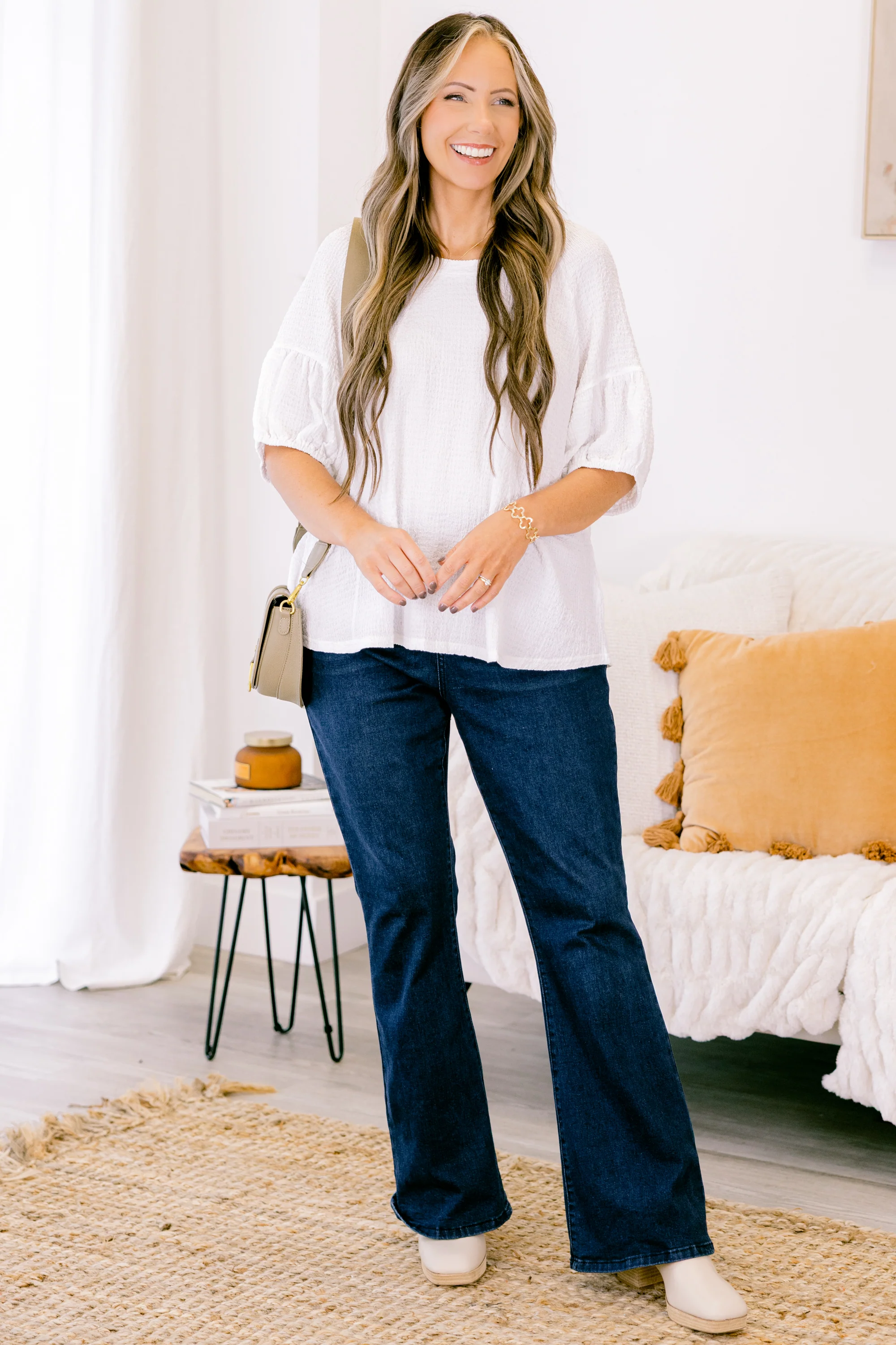 No Off Days Top, White - Weilaico