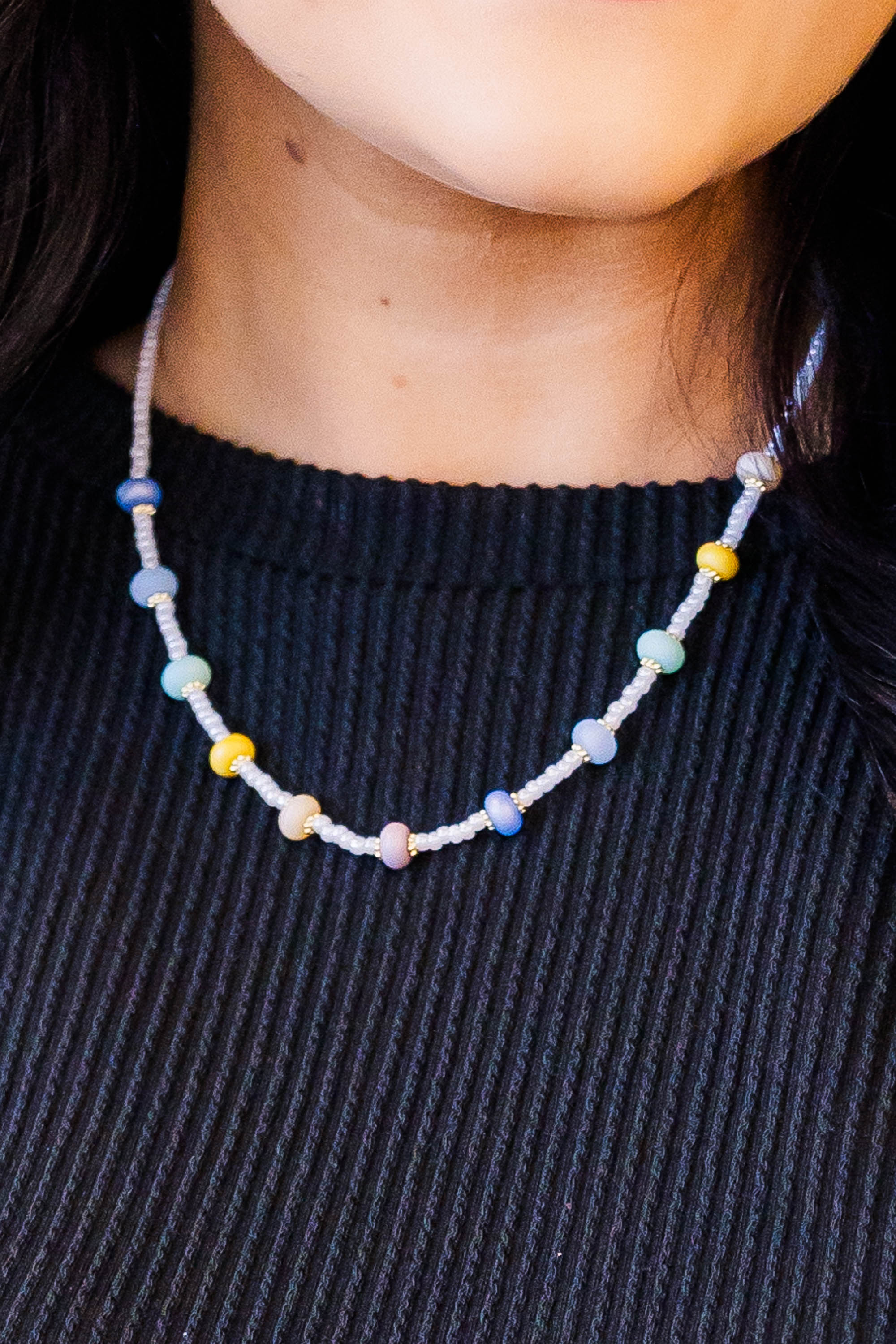 See Me Necklace, Multi - Weilaico