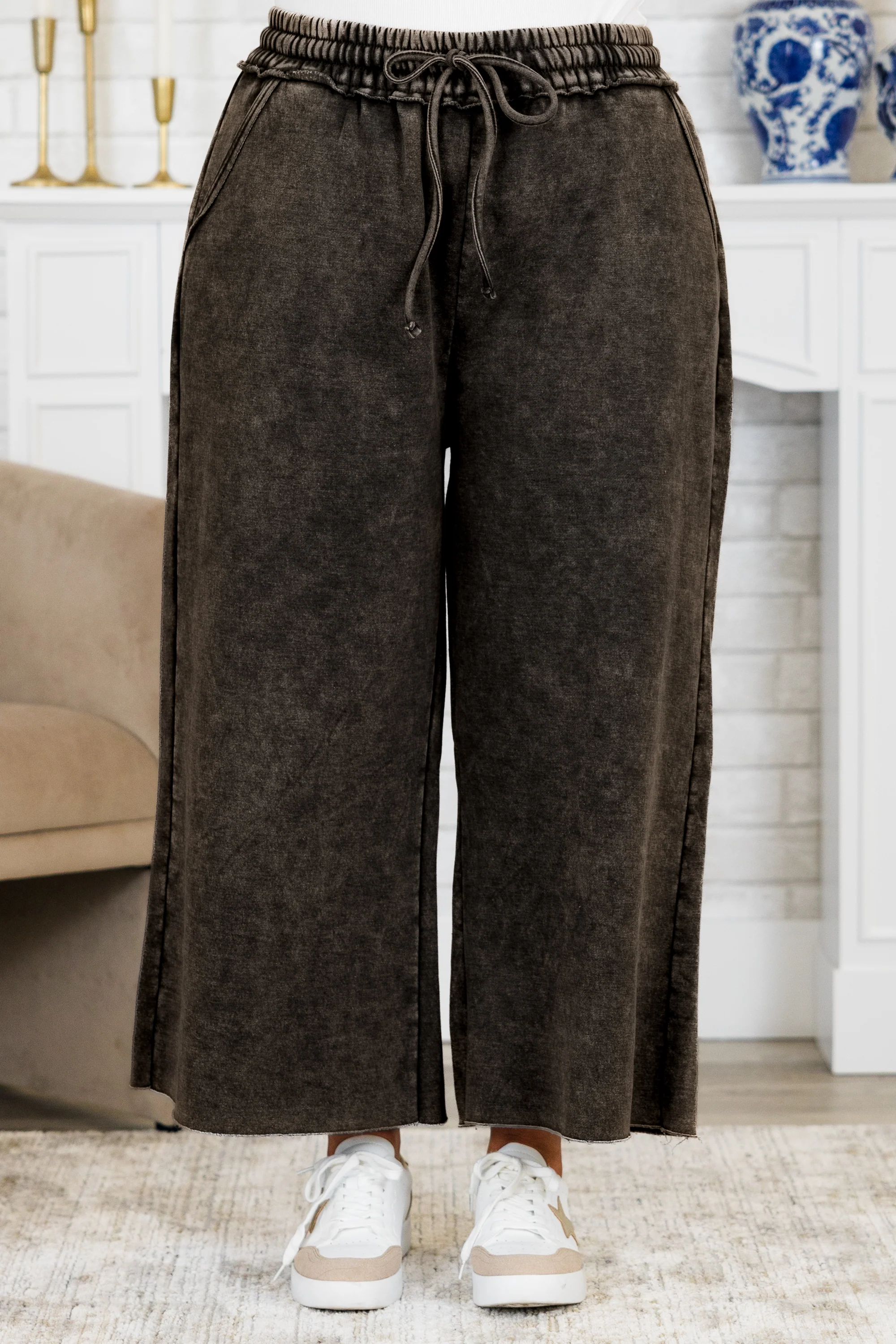 Sunday Scaries Sweatpants, Ash Black - Weilaico