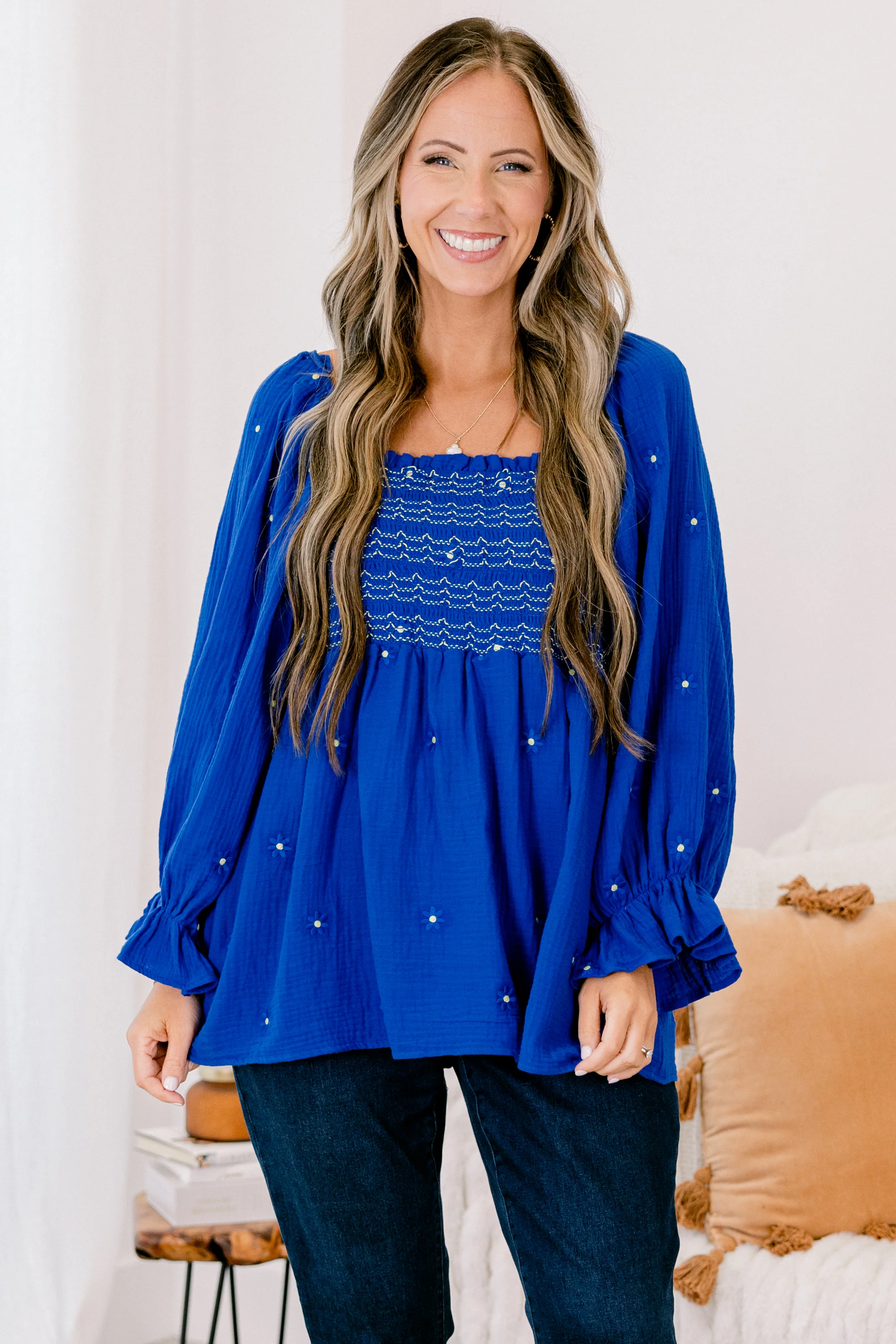 It's Gotta Be You Top, Blue - Weilaico