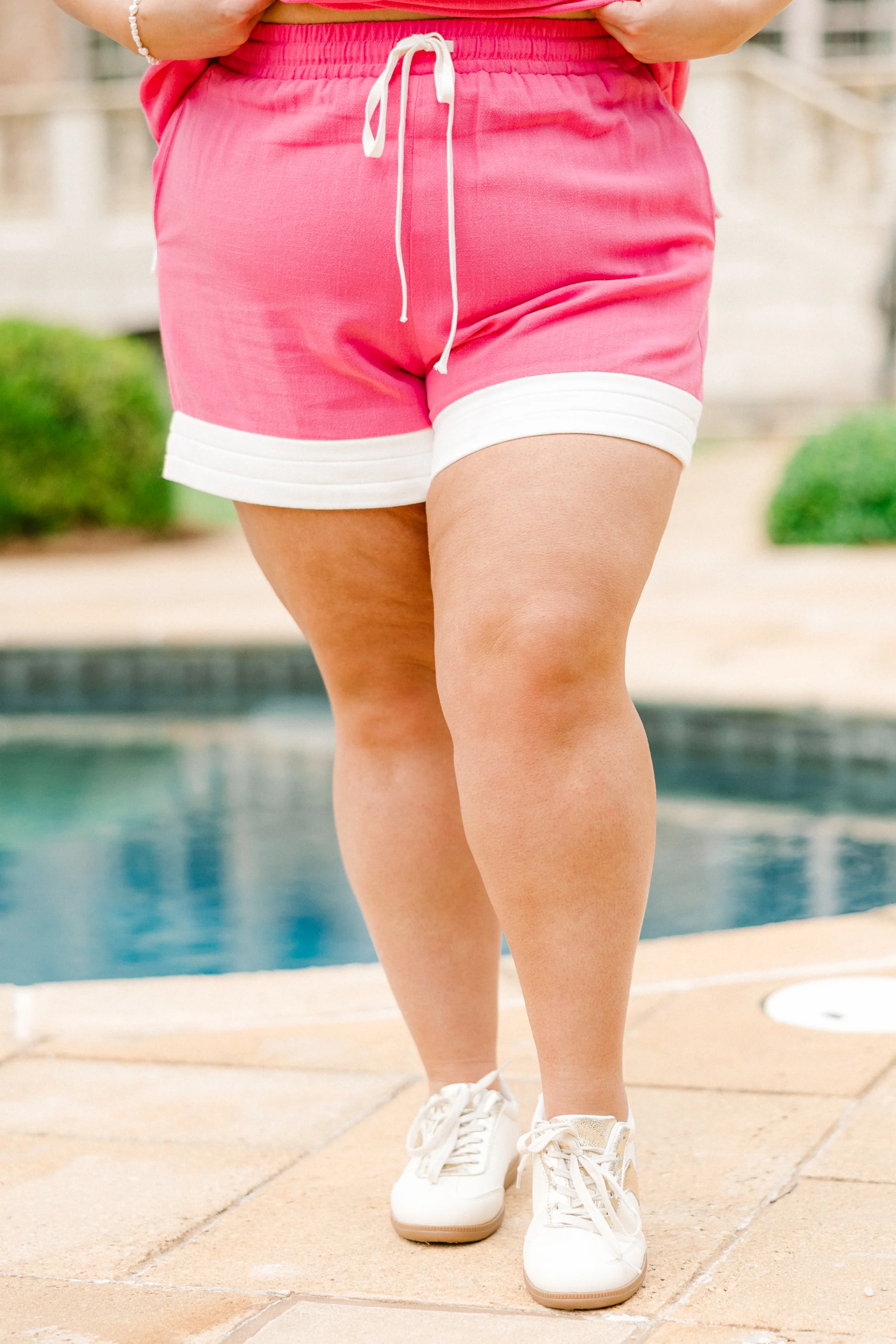 Limitless Time Shorts, Pink - Weilaico