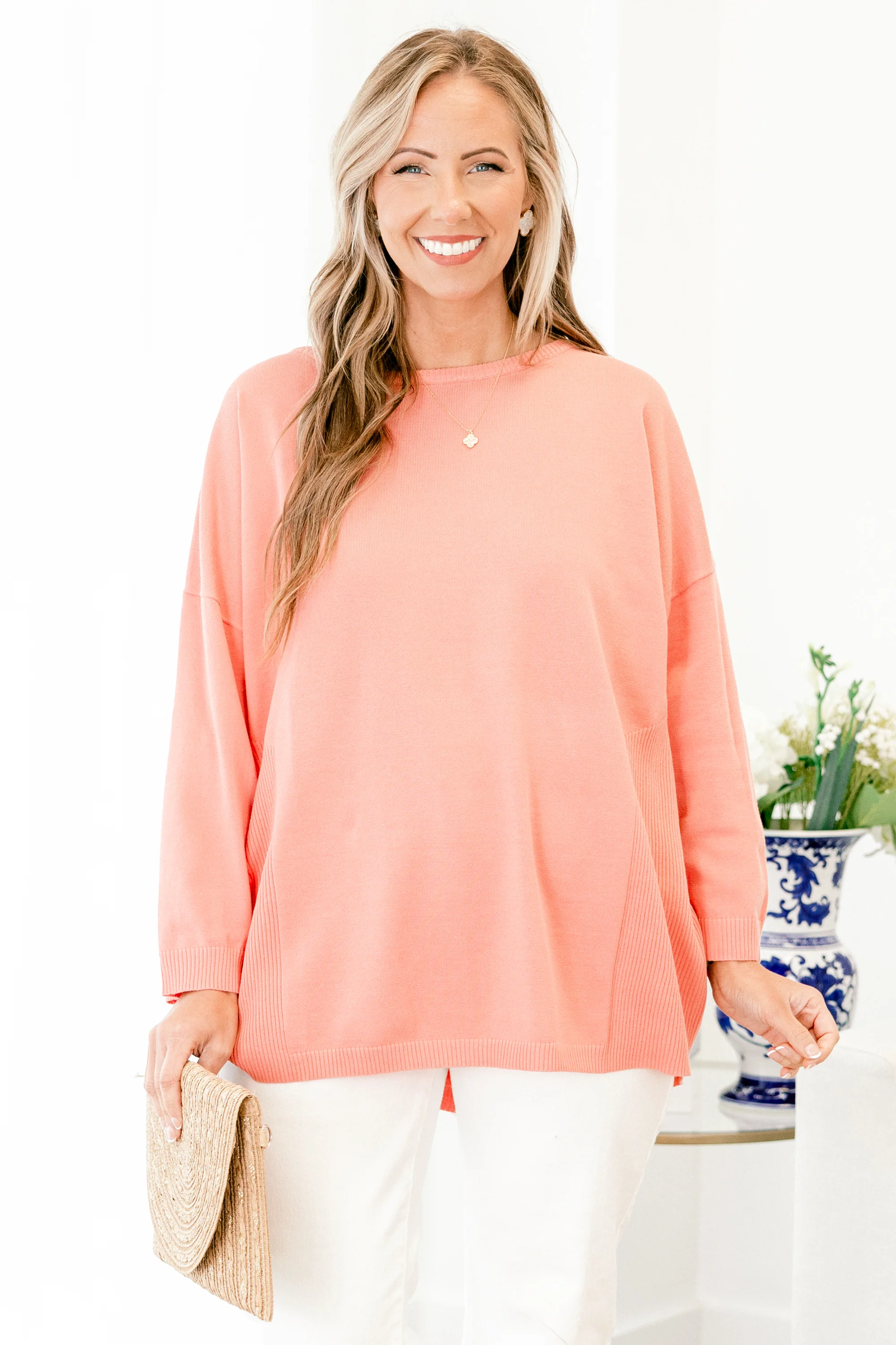 Daytime Shine Top, Pink - Weilaico