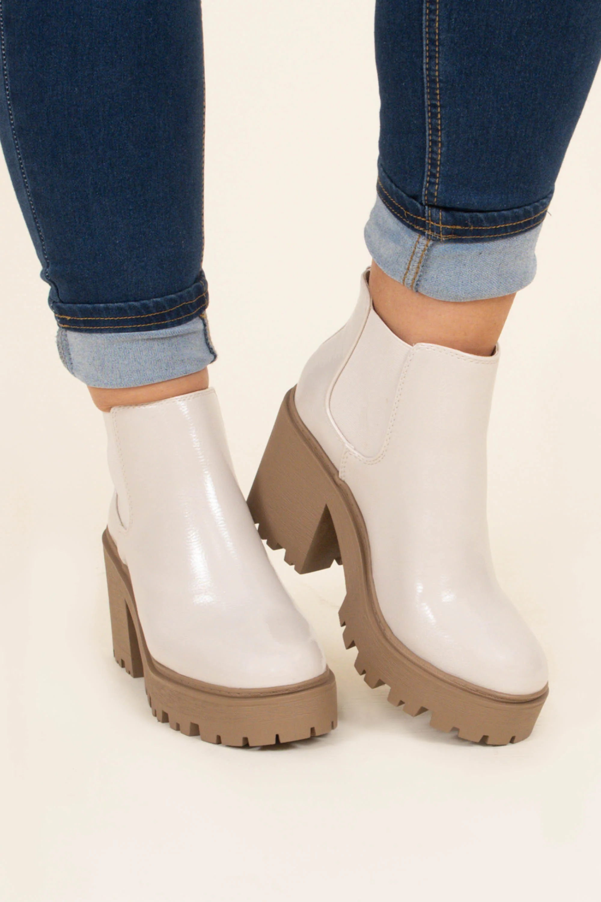 Napa Nights Boots, Bone - Weilaico