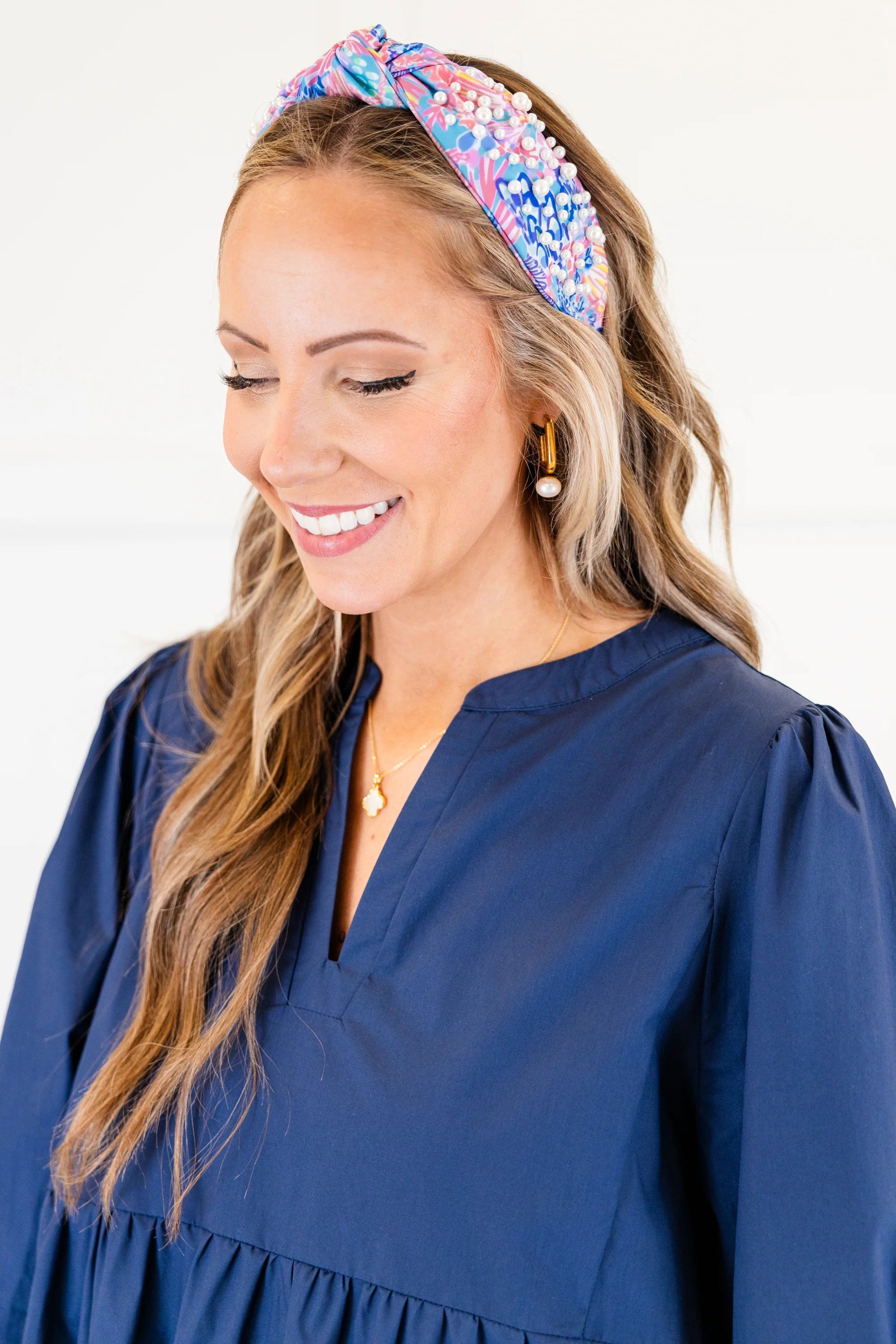 Brighter Days Are Comin' Headband, Pink-Purple - Weilaico