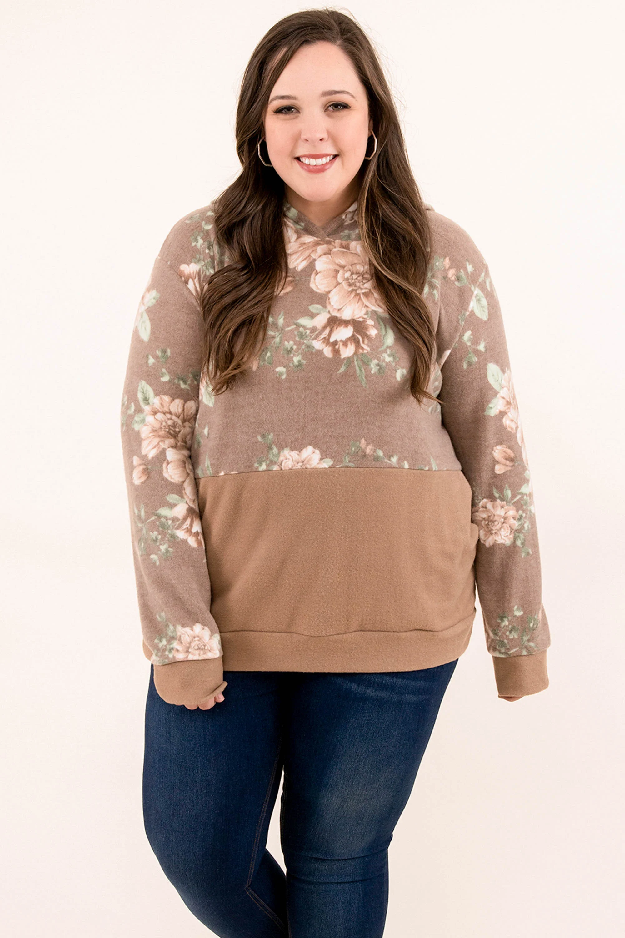 Rained In Hoodie, Brown - Weilaico