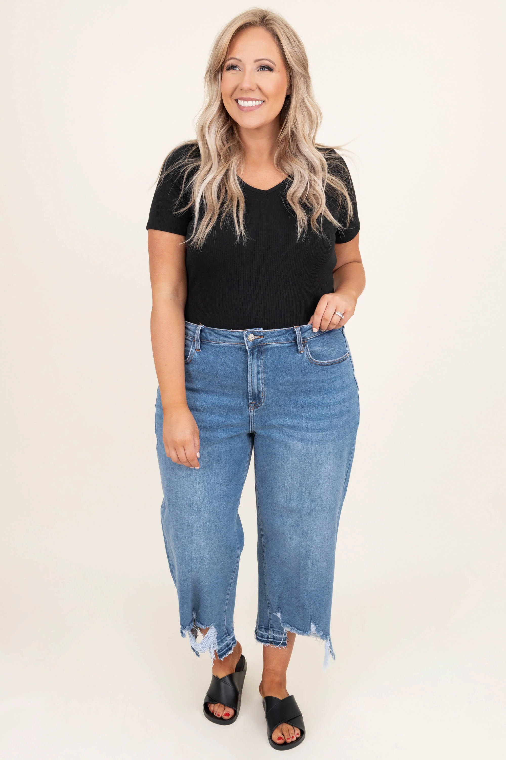 The Real Deal Jeans, Medium Wash - Weilaico