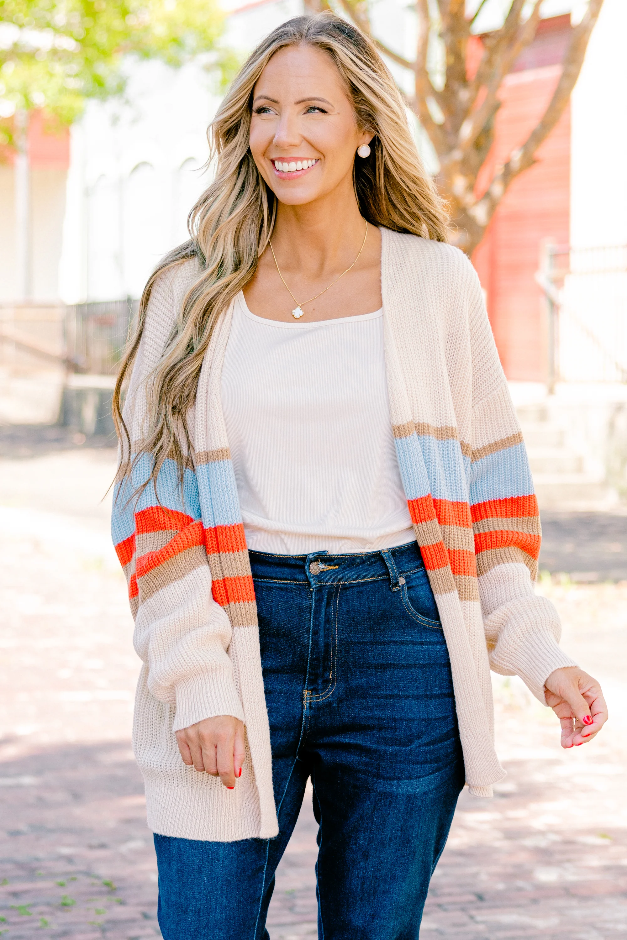 Dreamchaser Cardigan, Brown - Weilaico