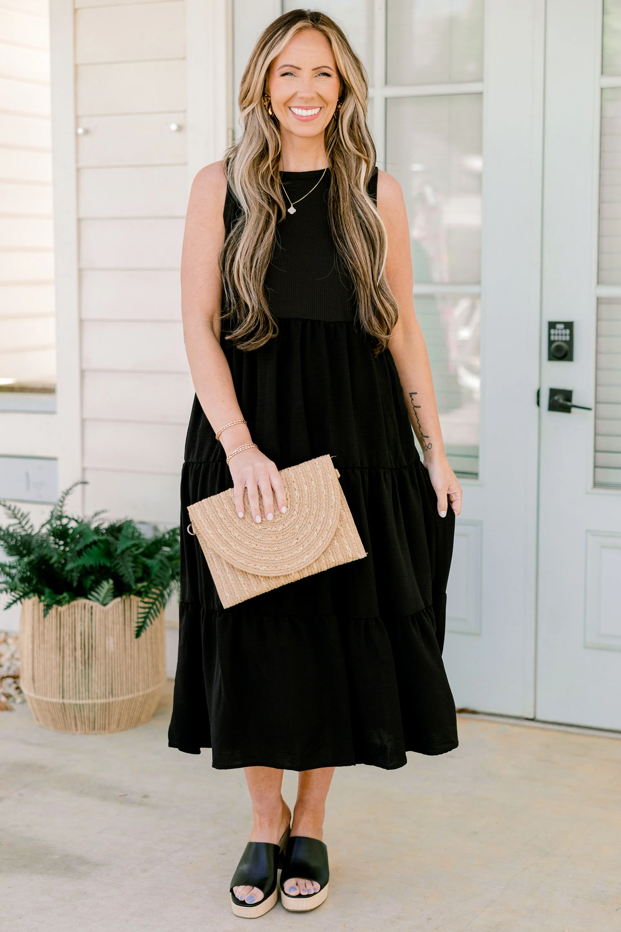 Keep It Up Dress, Black - Weilaico