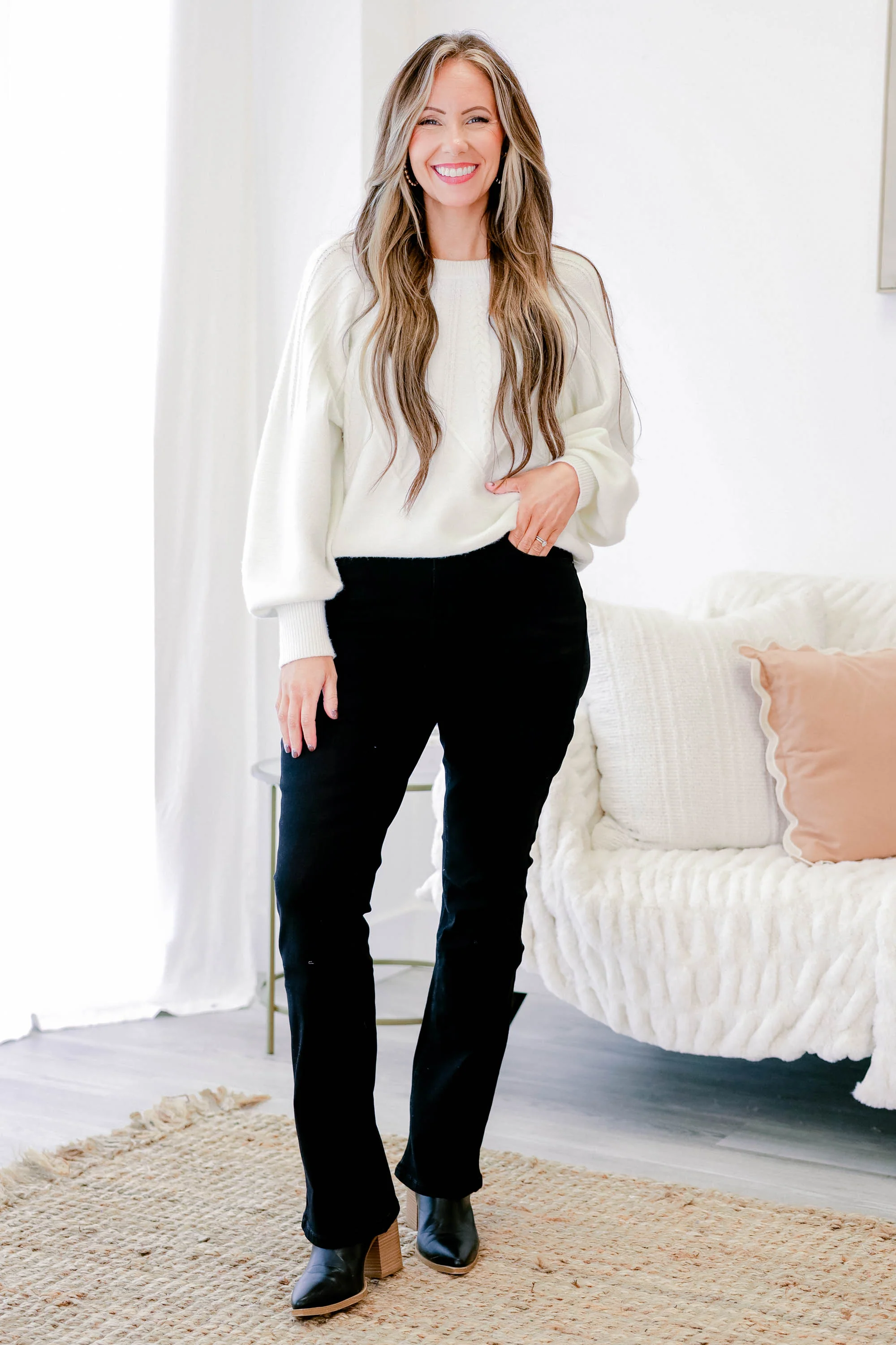 Take It From Me Jeans, Black - Weilaico