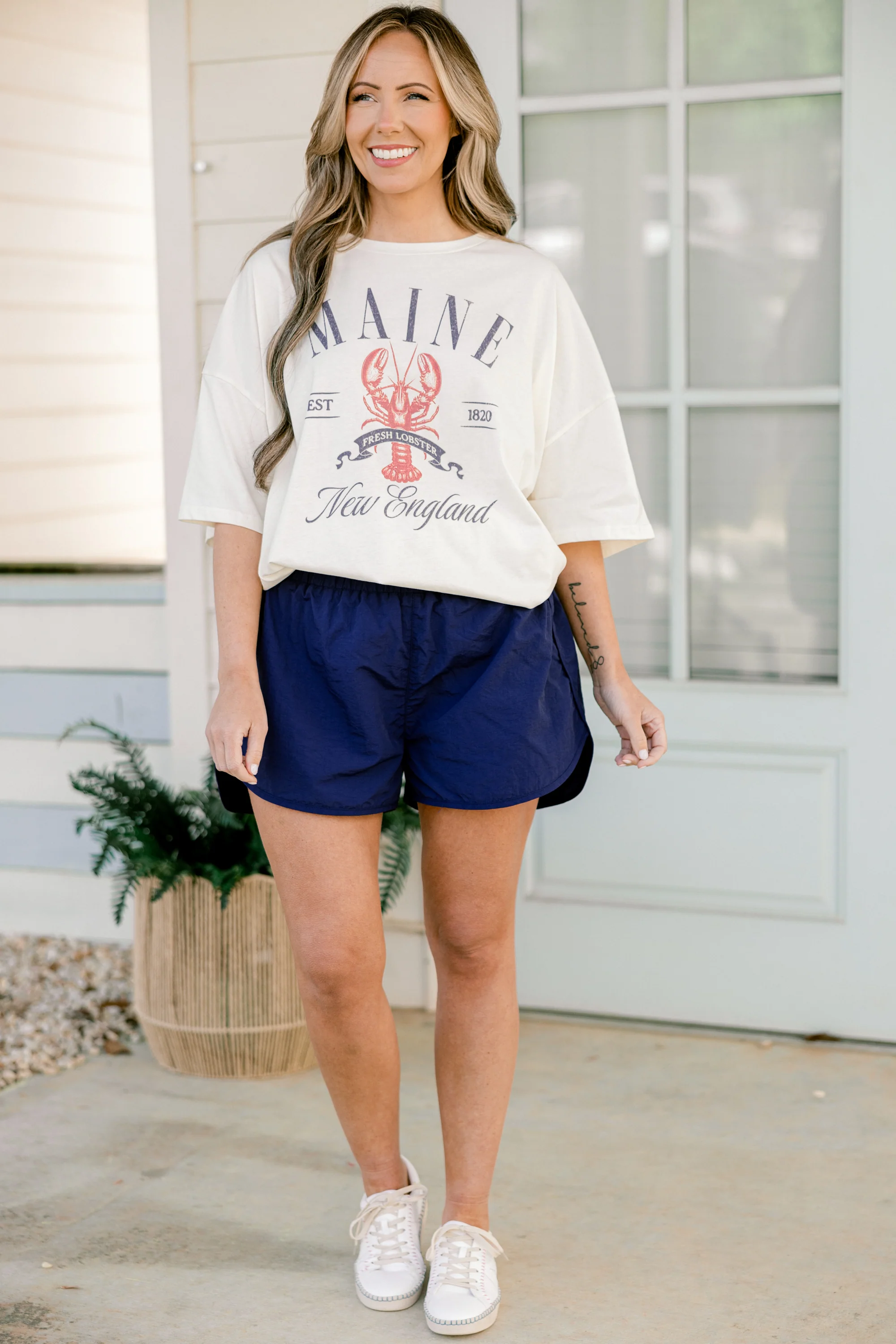 Run The World Shorts, Light Navy - Weilaico