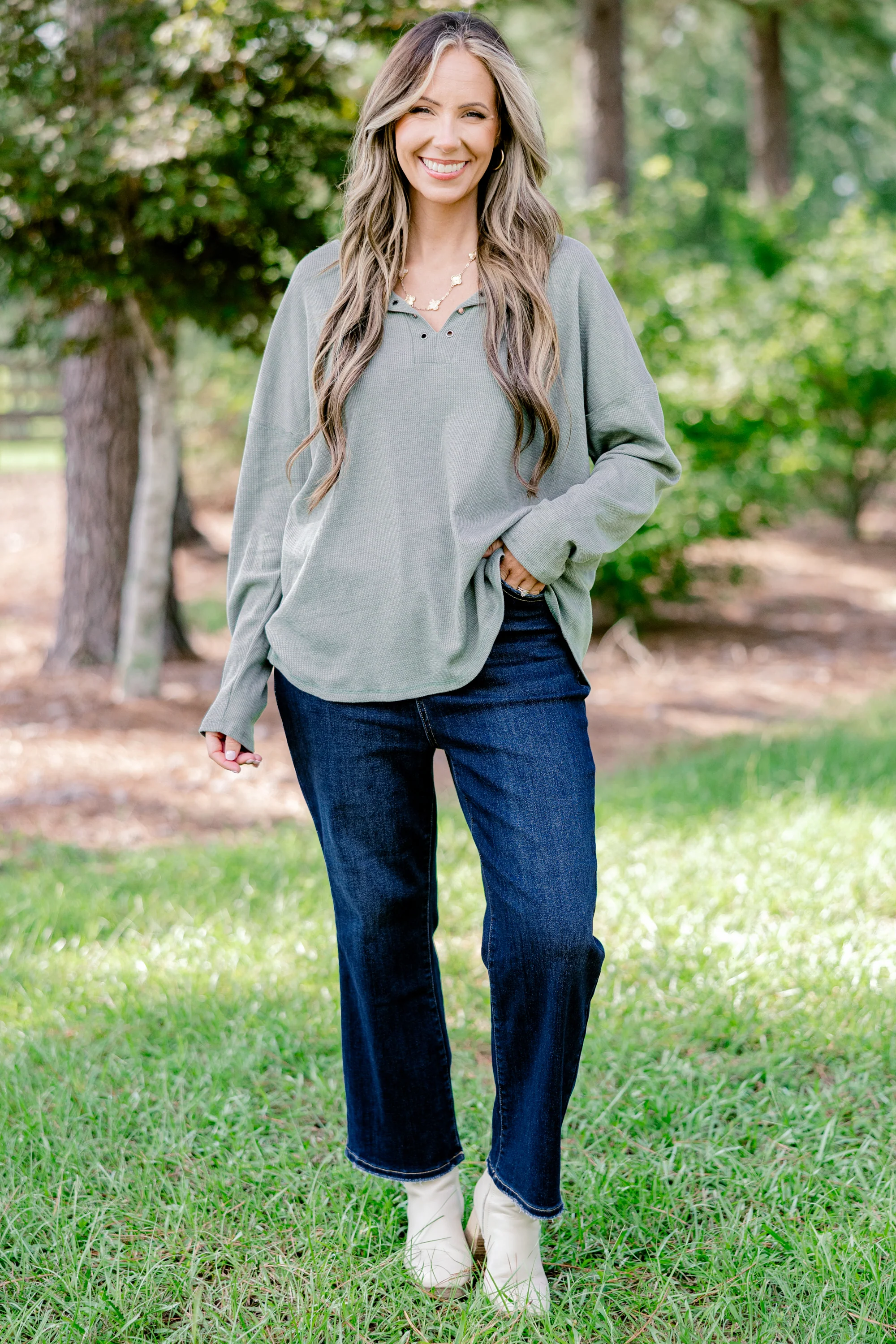 Loves It Top, Olive - Weilaico