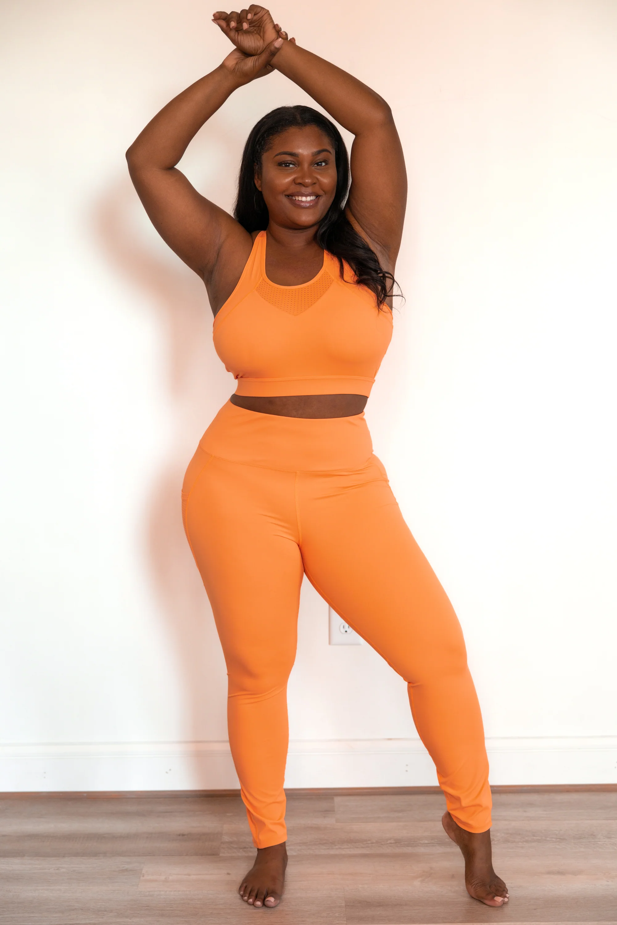 Magnificent Moves Sports Bra, Coral - Weilaico