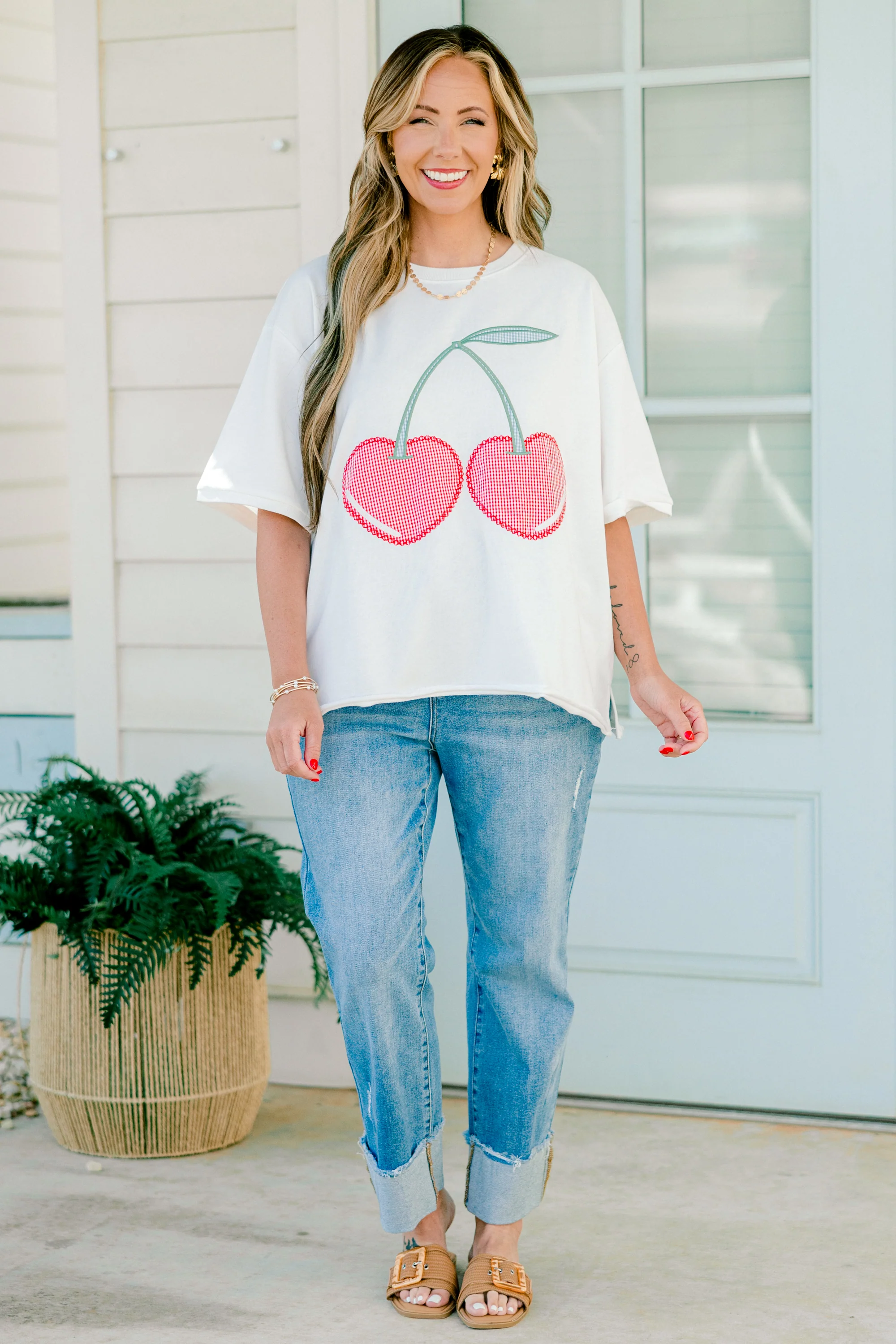 You Are Sweet Top, White - Weilaico